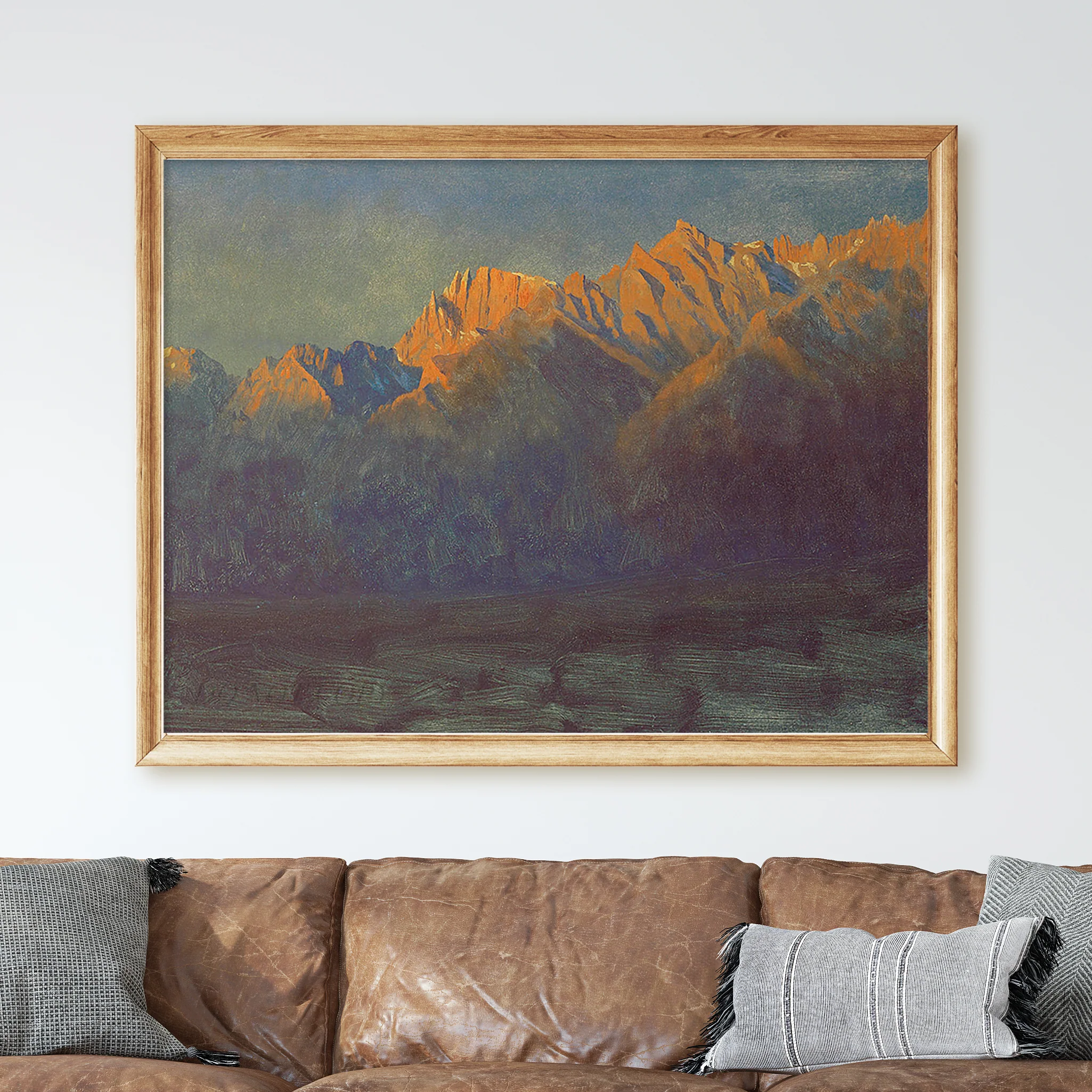 Sunrise in the Sierras (1872) by Albert Bierstadt - Image 2