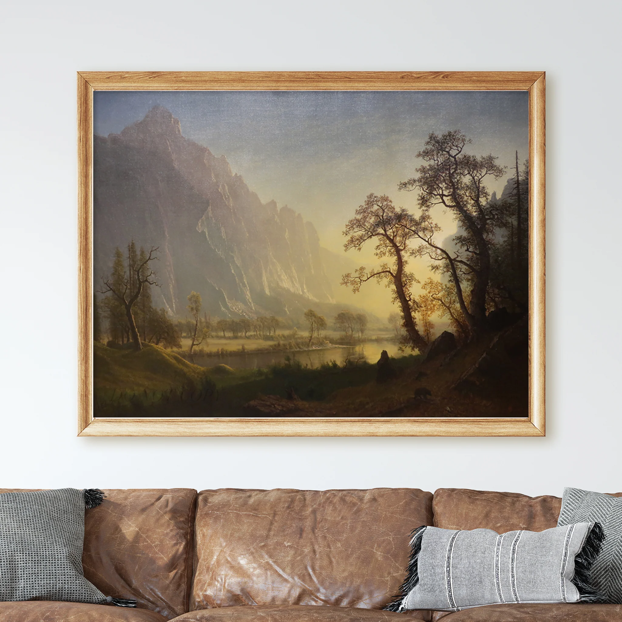 Sunrise, Yosemite Valley (1870) by Albert Bierstadt - Image 2