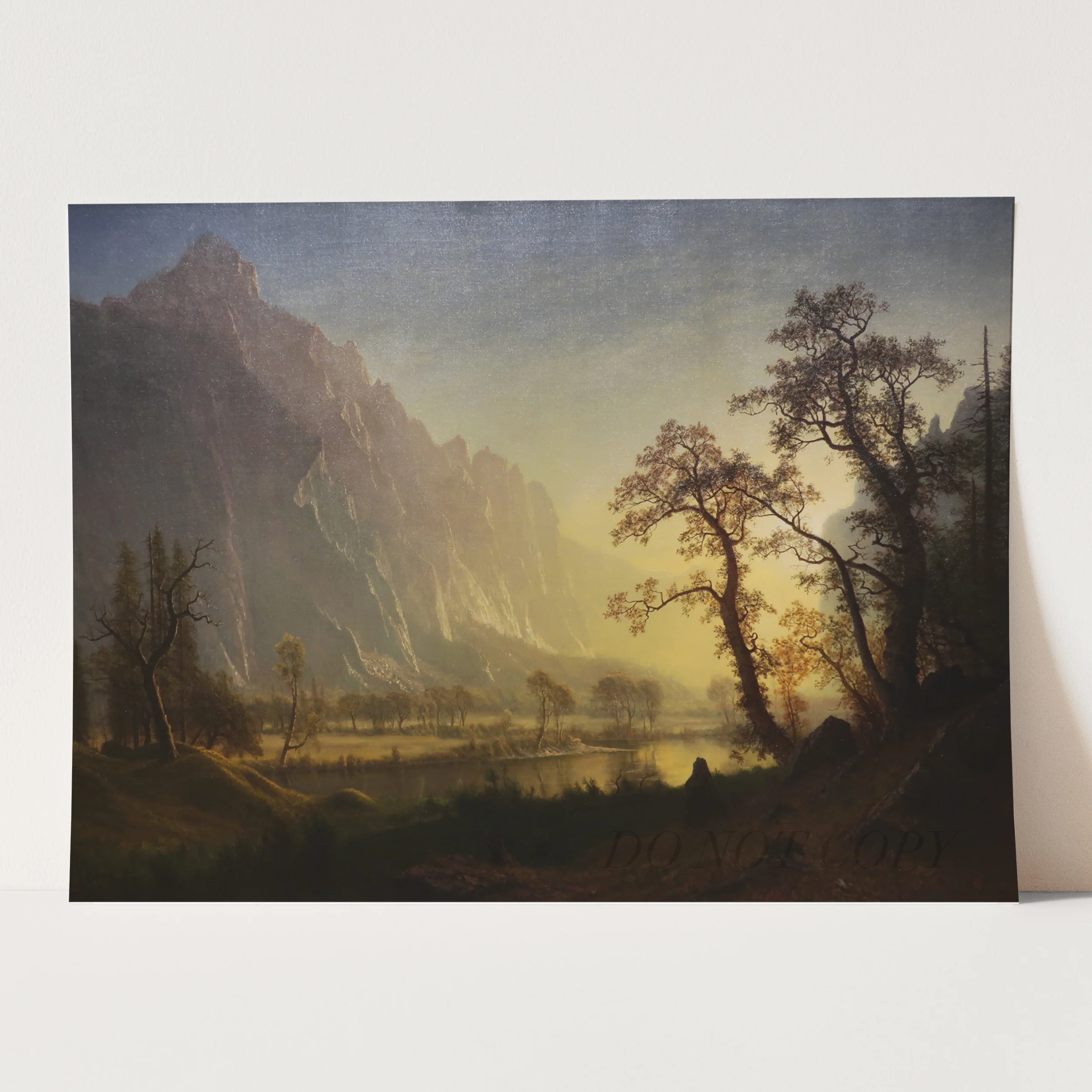 Sunrise, Yosemite Valley (1870) by Albert Bierstadt - Image 3