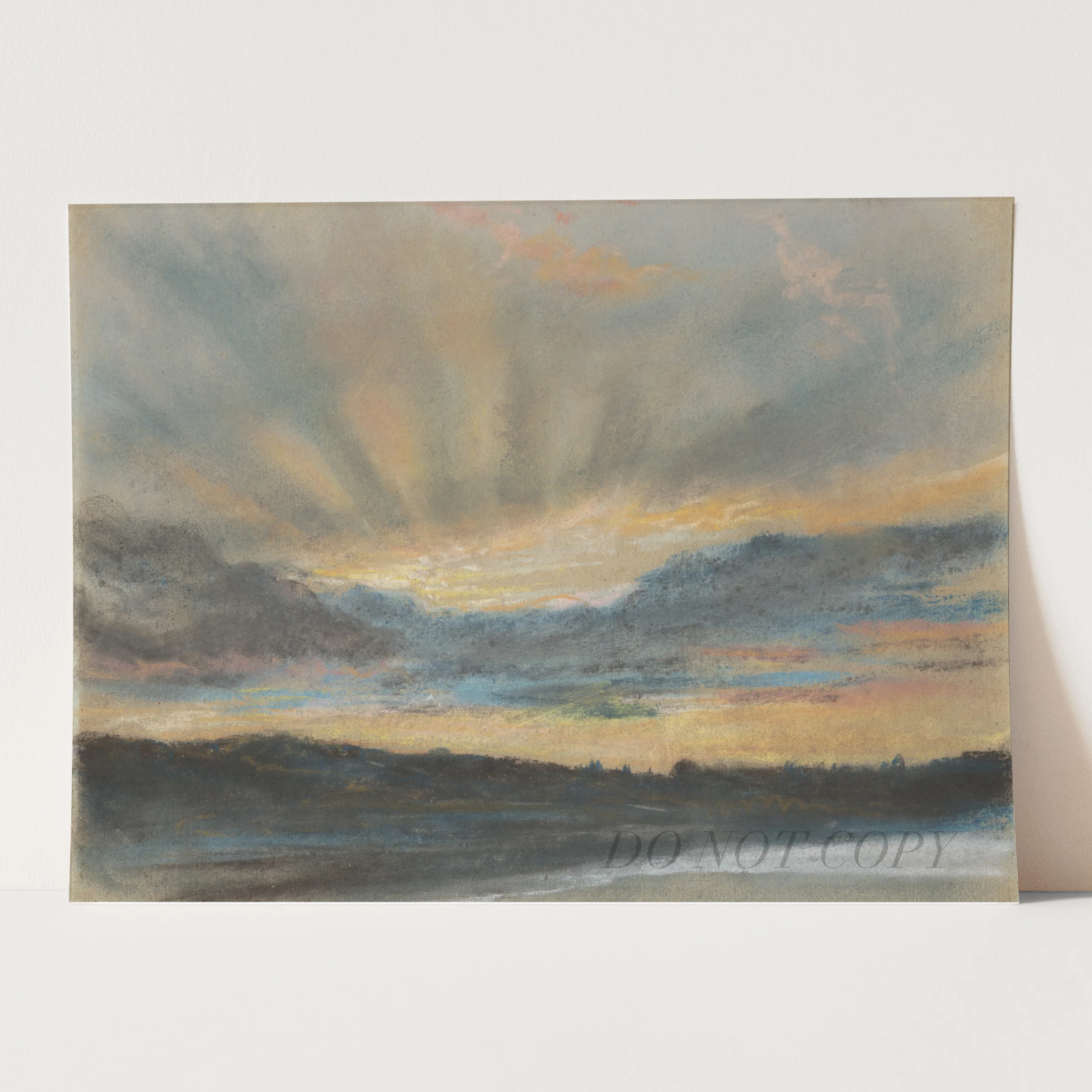 Sunset (1850) by Eugène Delacroix - Image 3