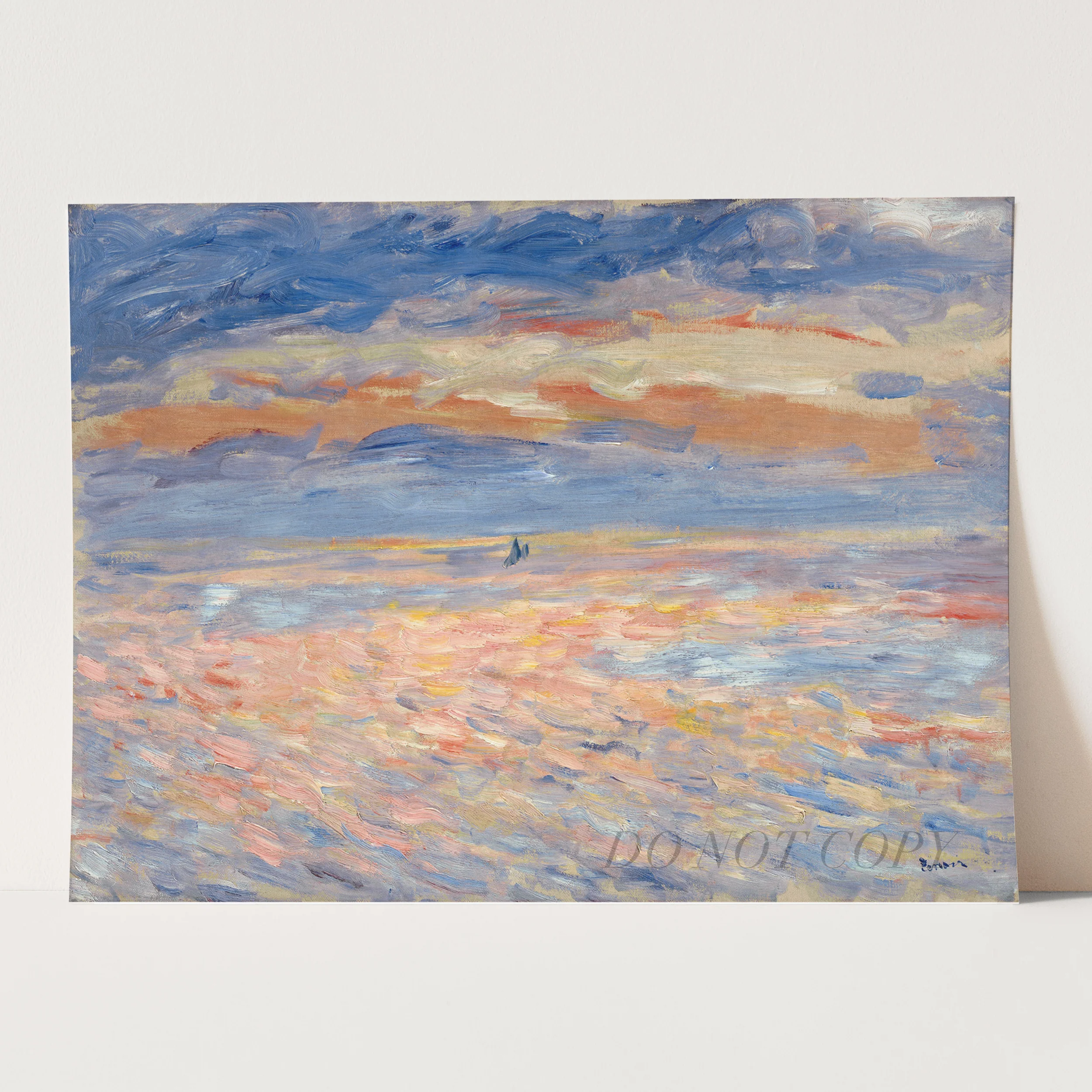 Sunset (1879-1881) by Pierre-Auguste Renoir - Image 3