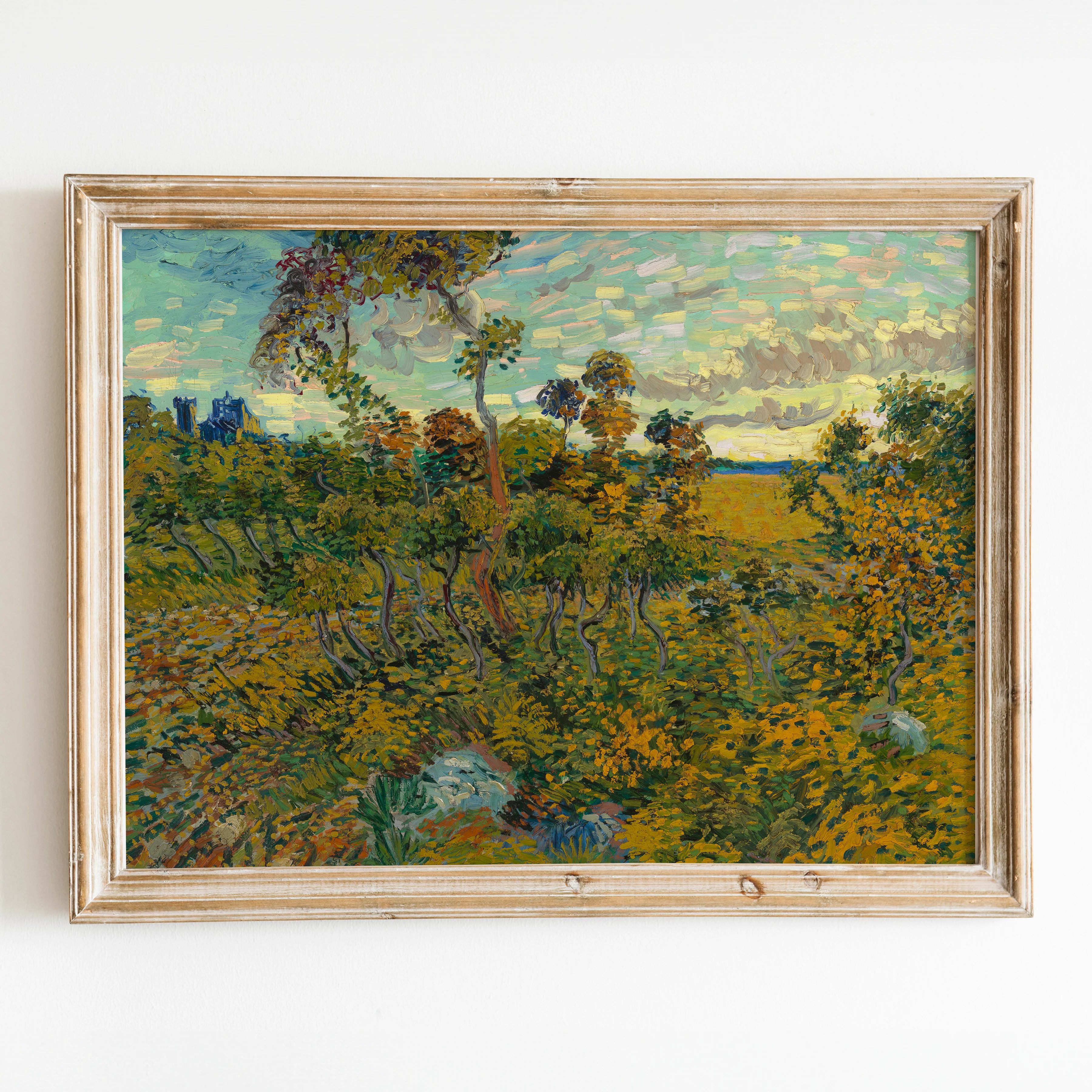 Sunset at Montmajour (1888) Van Gogh