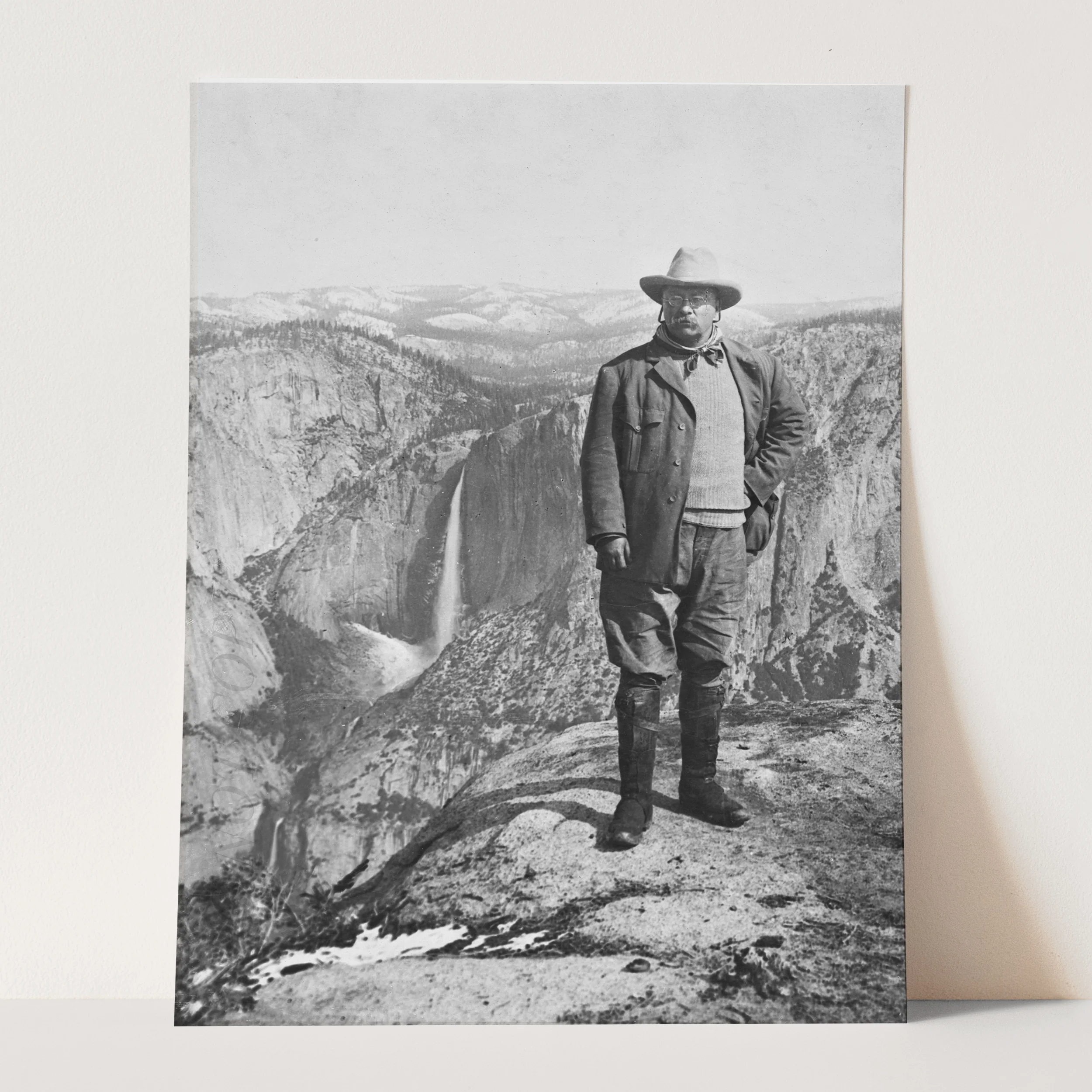 Teddy Roosevelt at Glacier Point Yosemite 1900s - Image 3