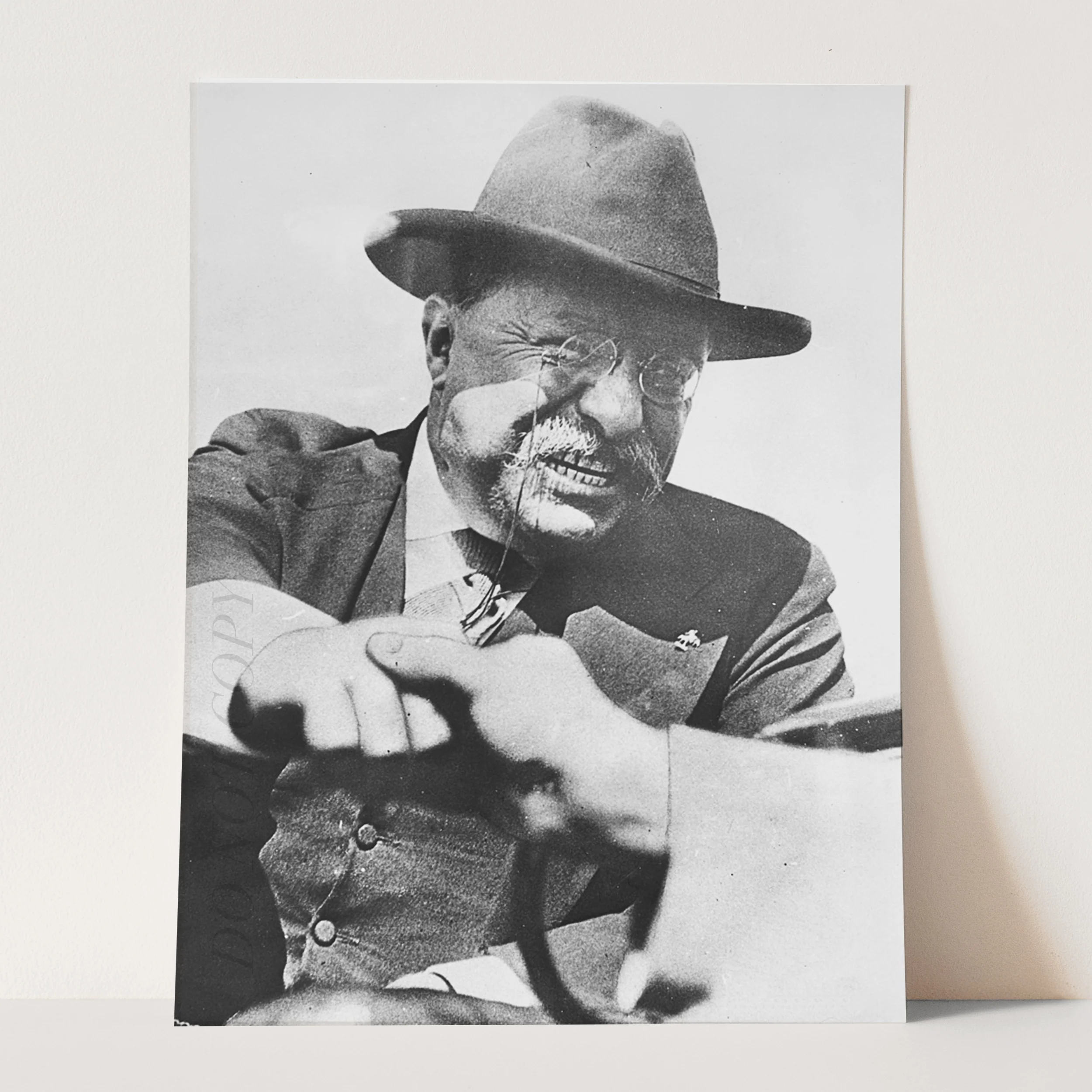 Teddy Roosevelt Shaking Hands With Voters - Image 3