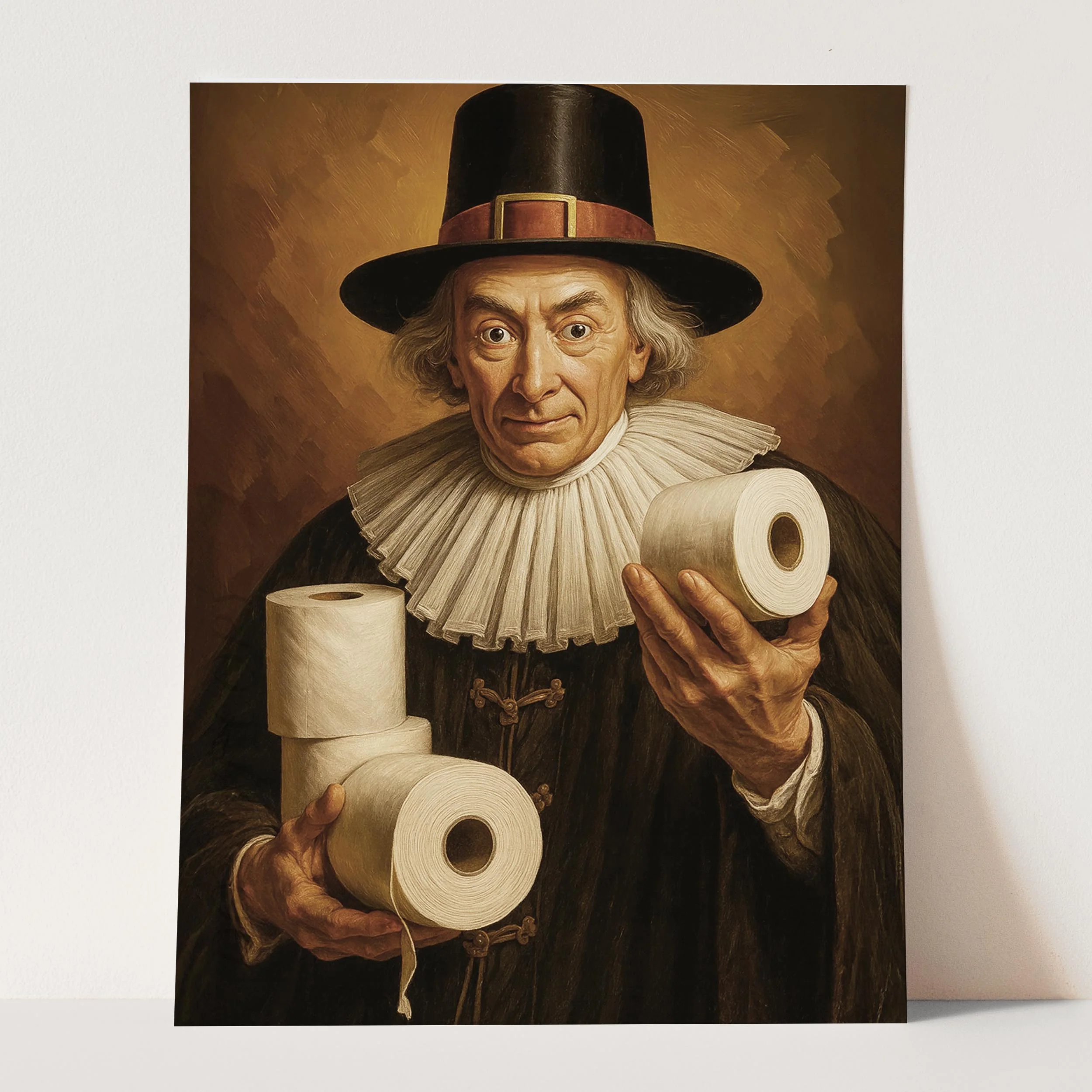 Thanksgiving Pilgrim Toilet Paper - Image 3