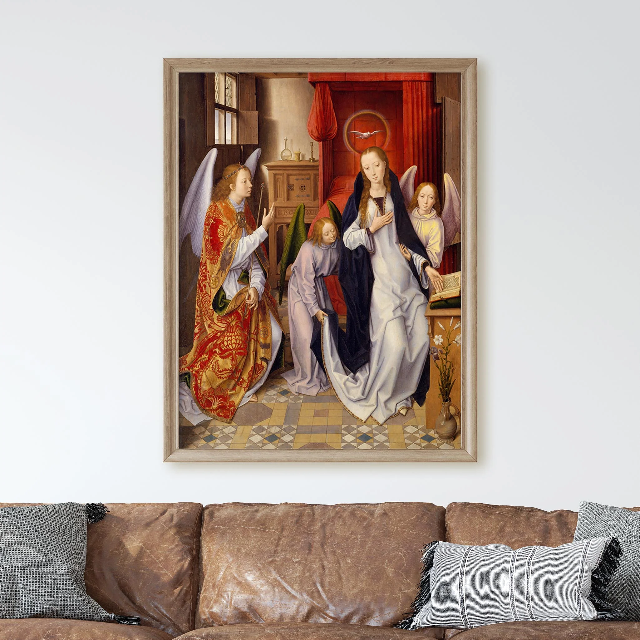 The Annunciation by Hans Memling - Image 2