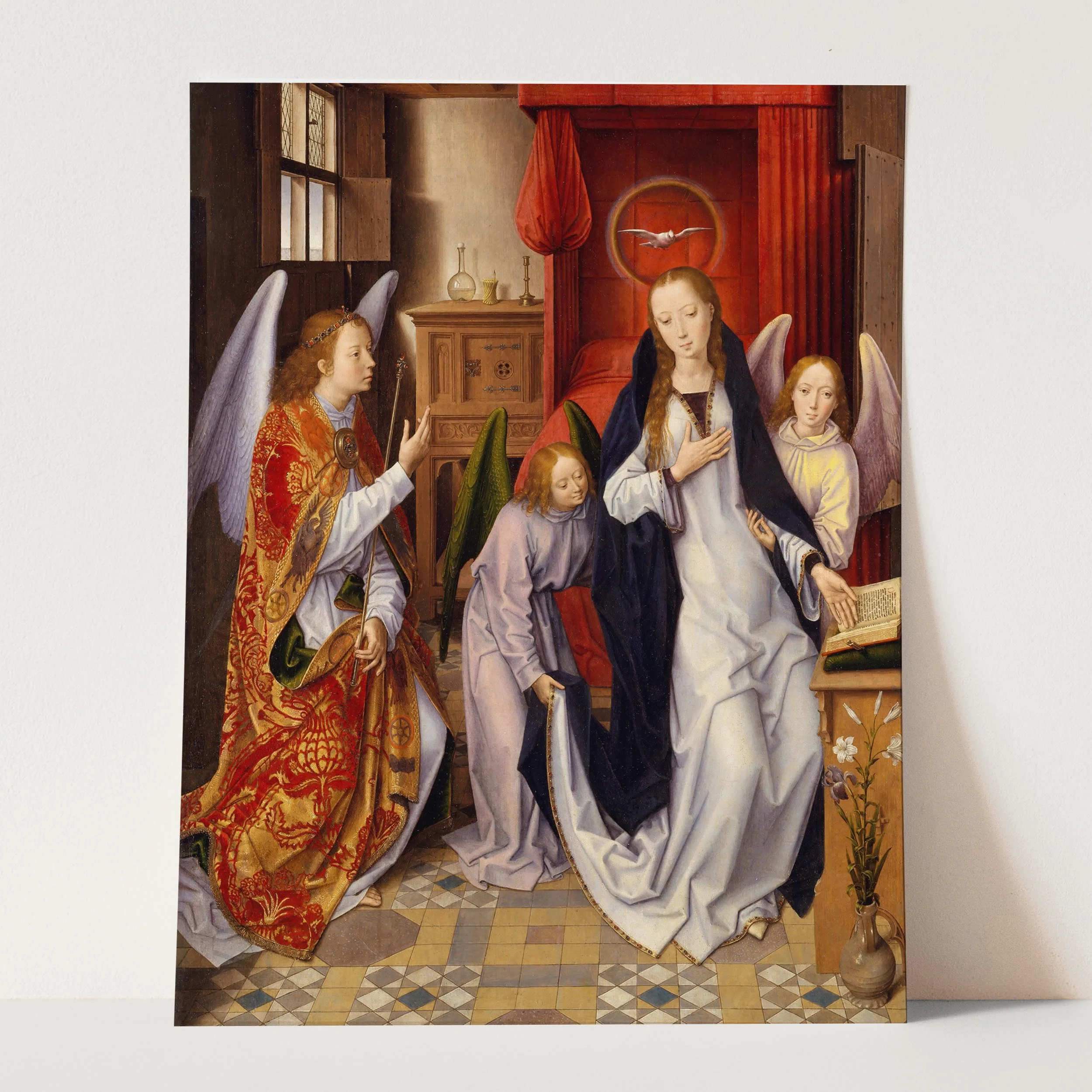 The Annunciation by Hans Memling - Image 3