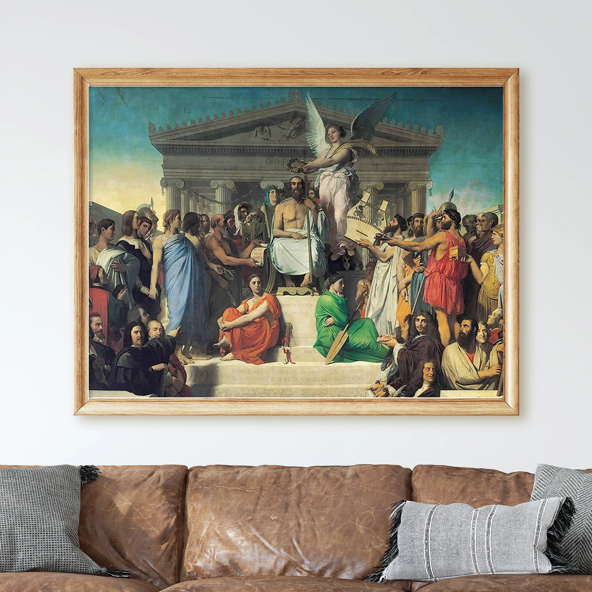 The Apotheosis of Homer (1827) by Jean-Auguste-Dominique Ingres - Image 2