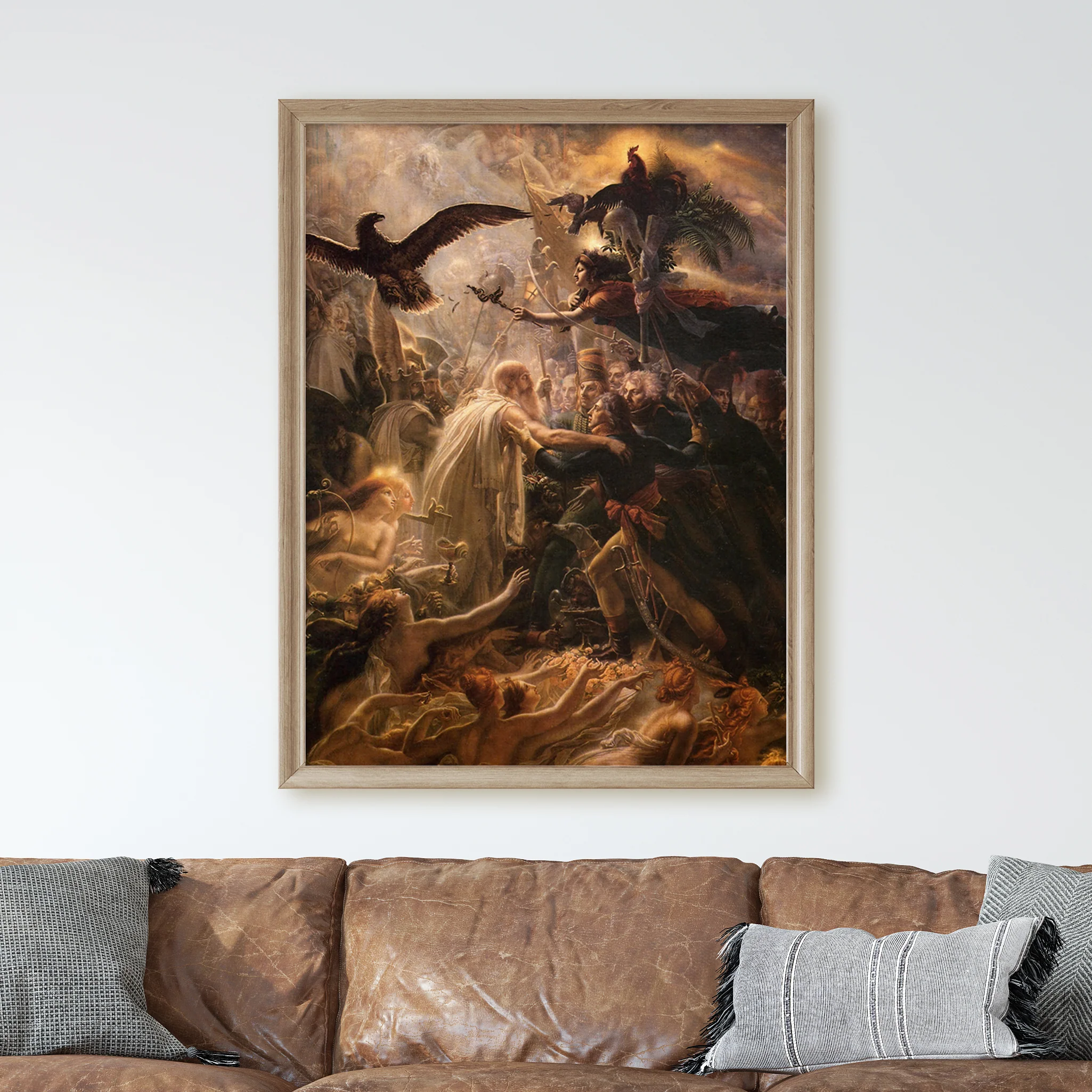 The Apotheosis of the French Heroes Who Died for Their Country During the War for Freedom (1800-1802), by Anne-Louis Girodet de Roussy-Trioson - Image 2
