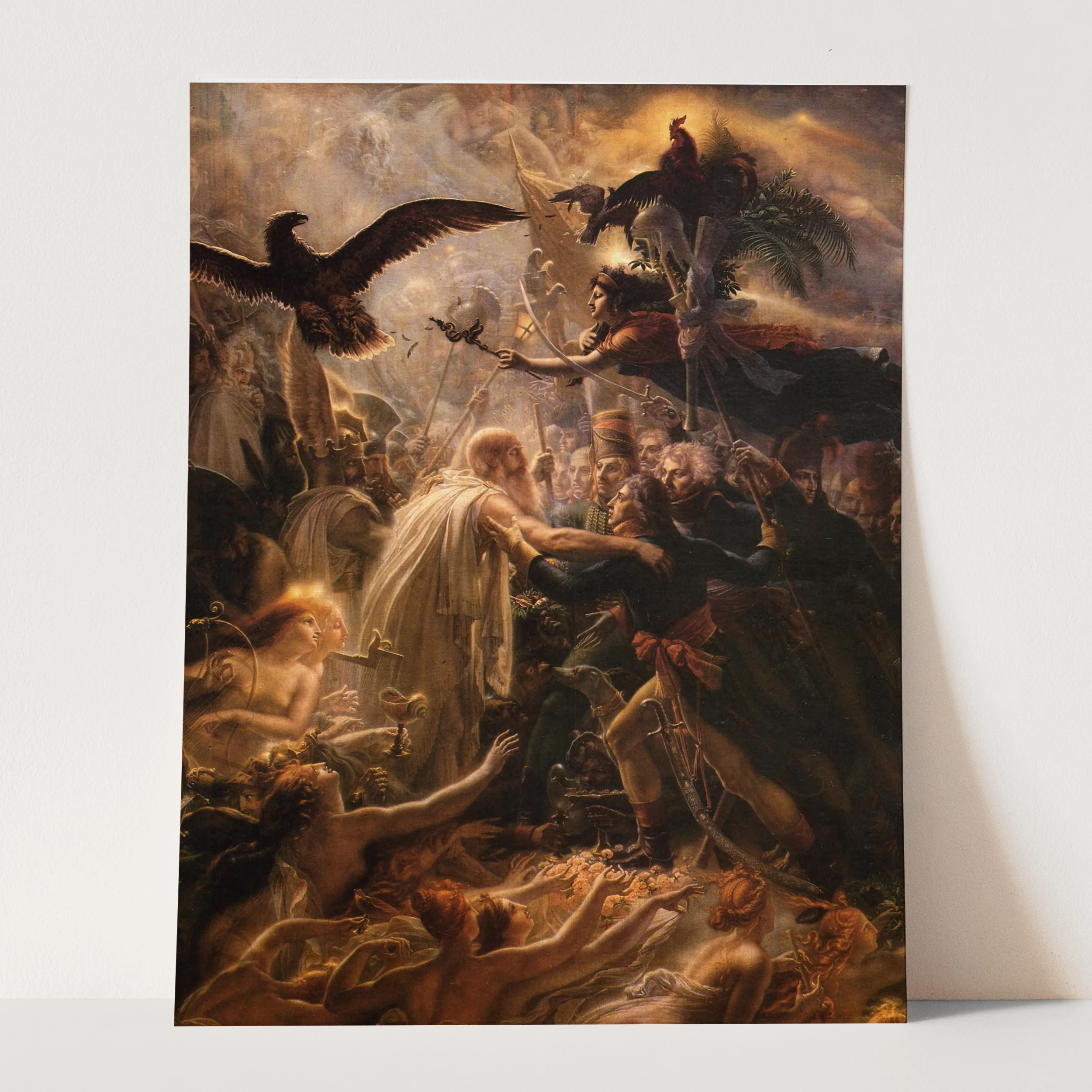 The Apotheosis of the French Heroes Who Died for Their Country During the War for Freedom (1800-1802), by Anne-Louis Girodet de Roussy-Trioson - Image 3