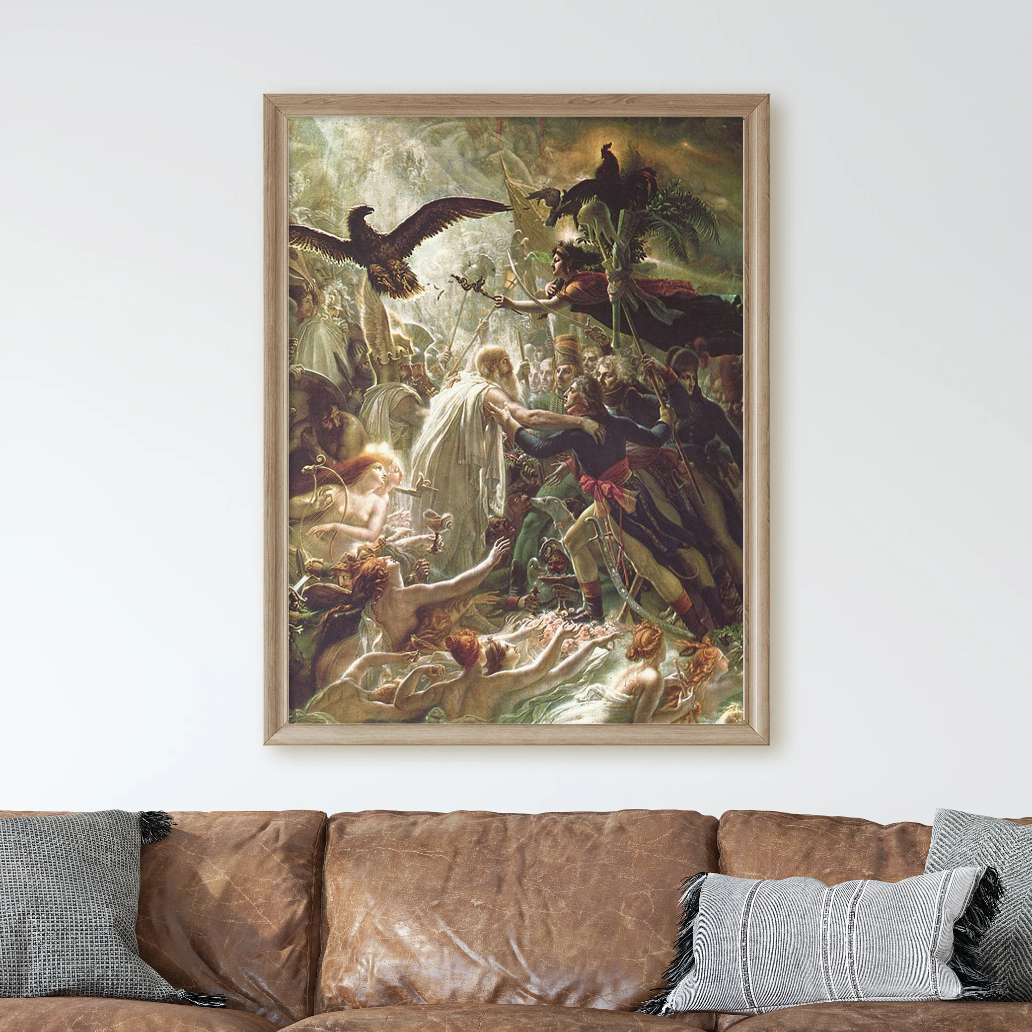 The Apotheosis of the French Heroes Who Died for Their Country During the War for Freedom (1800-1802) by Anne-Louis Girodet de Roussy-Trioson - Image 2