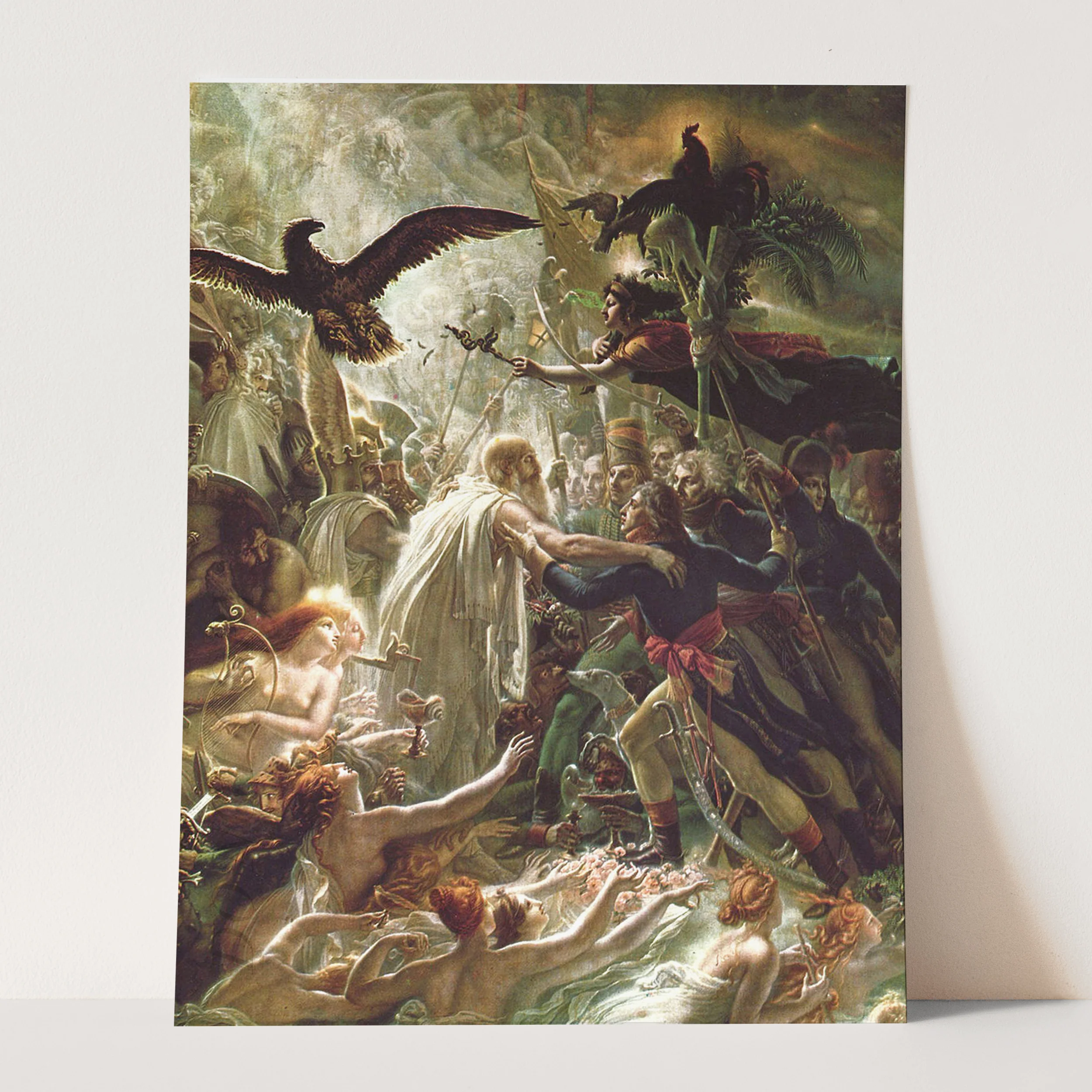 The Apotheosis of the French Heroes Who Died for Their Country During the War for Freedom (1800-1802) by Anne-Louis Girodet de Roussy-Trioson - Image 3