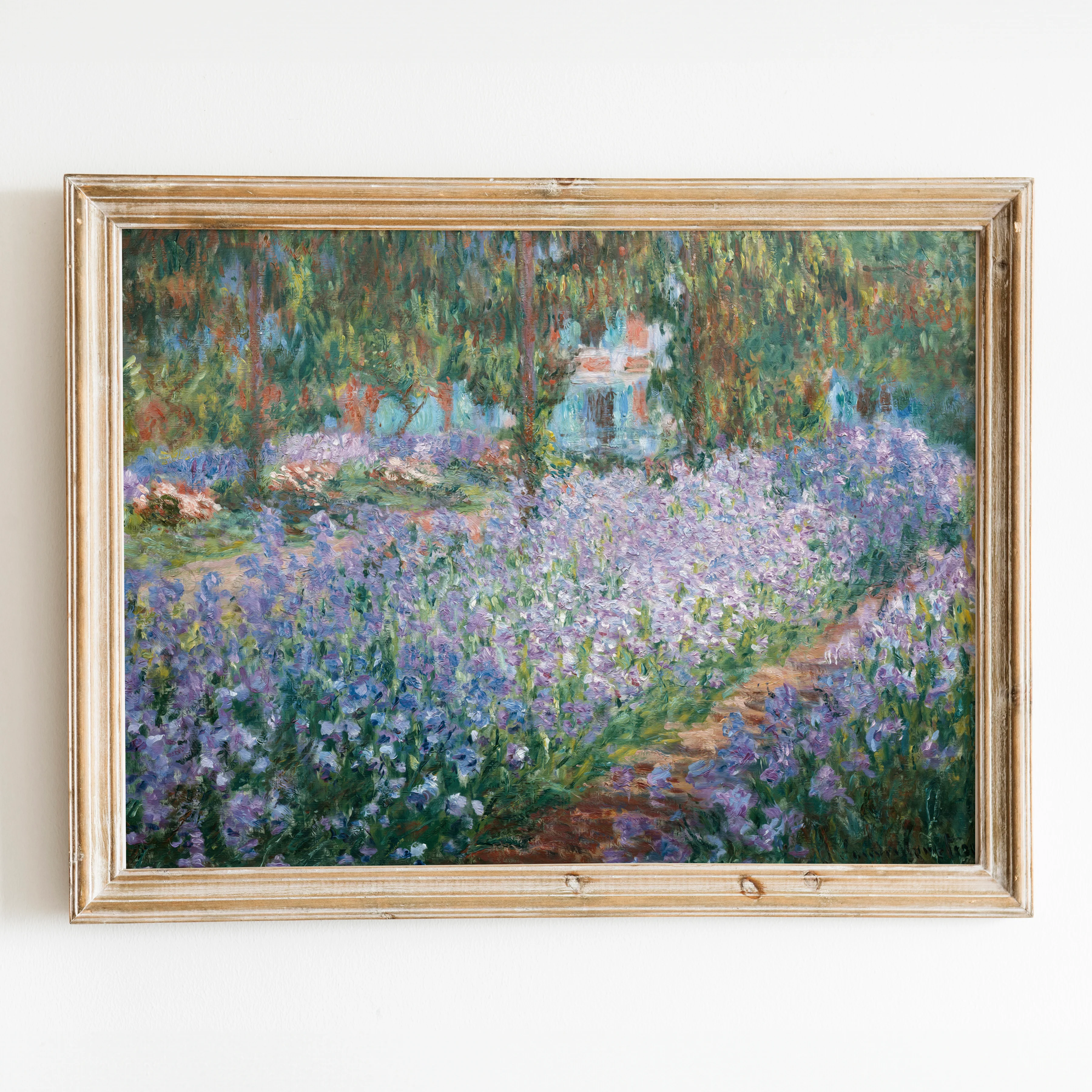 The Artists Garden at Giverny, 1900 by Claude Monet