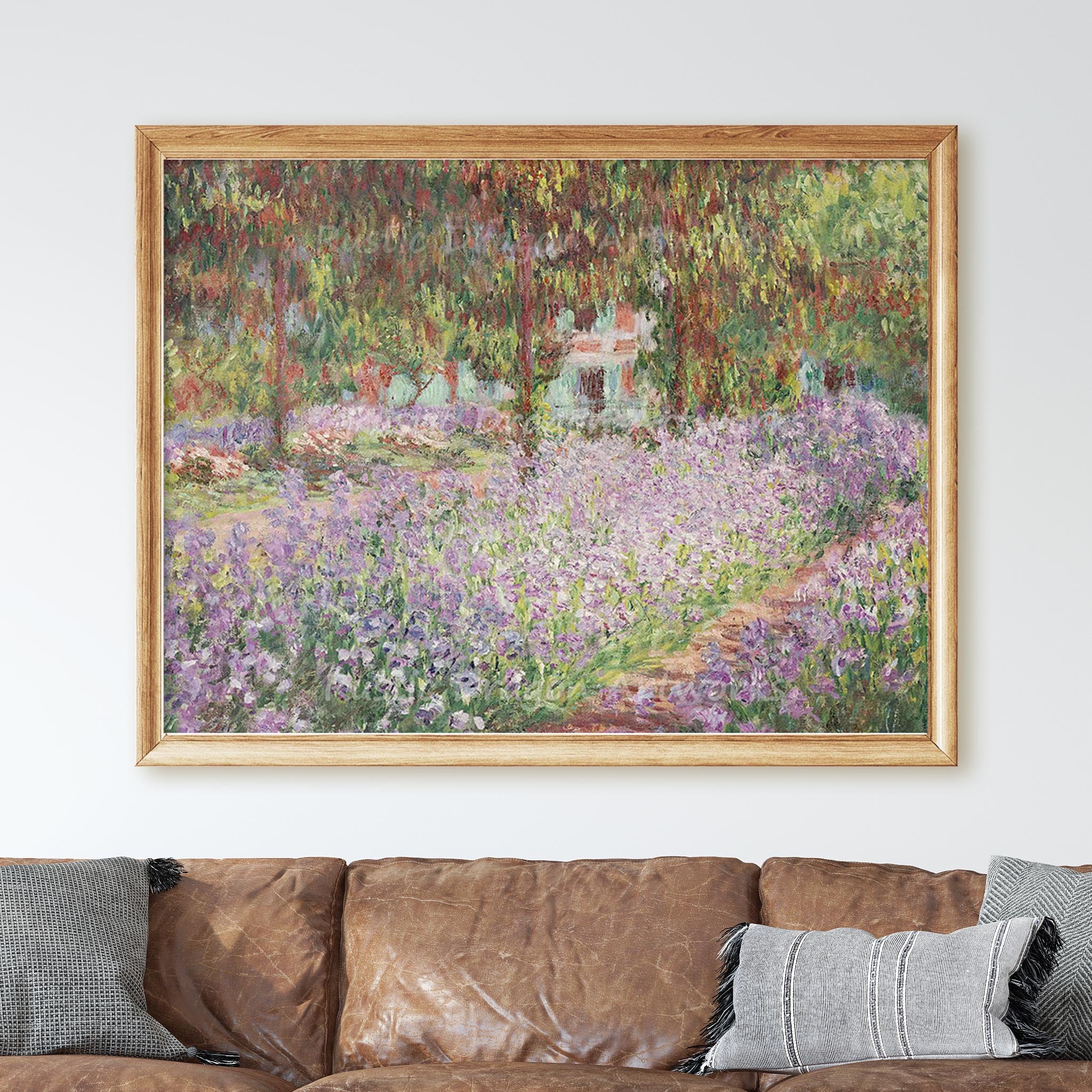 The Artists Garden at Giverny (1900) by Claude Monet - Image 3