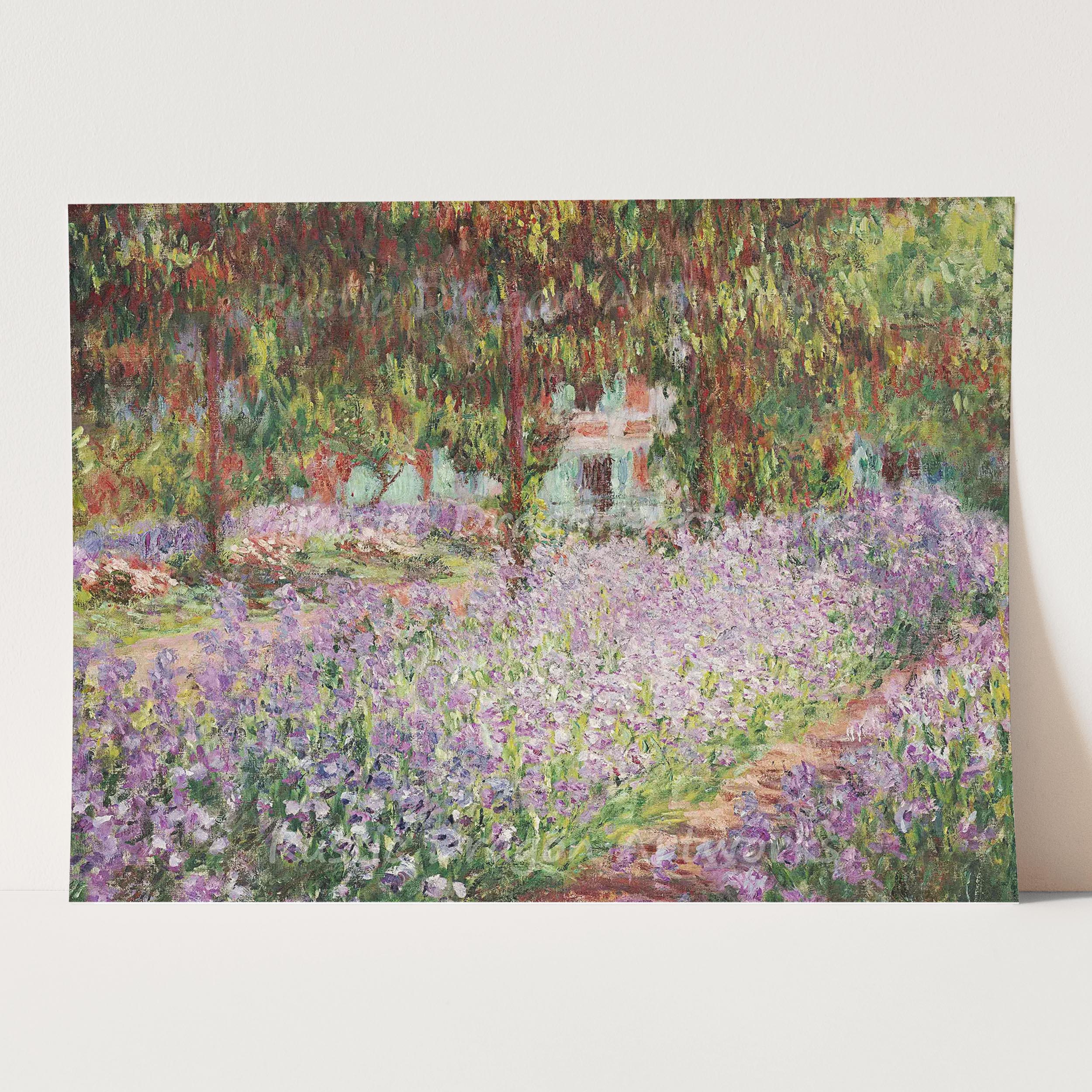 The Artists Garden at Giverny (1900) by Claude Monet - Image 5