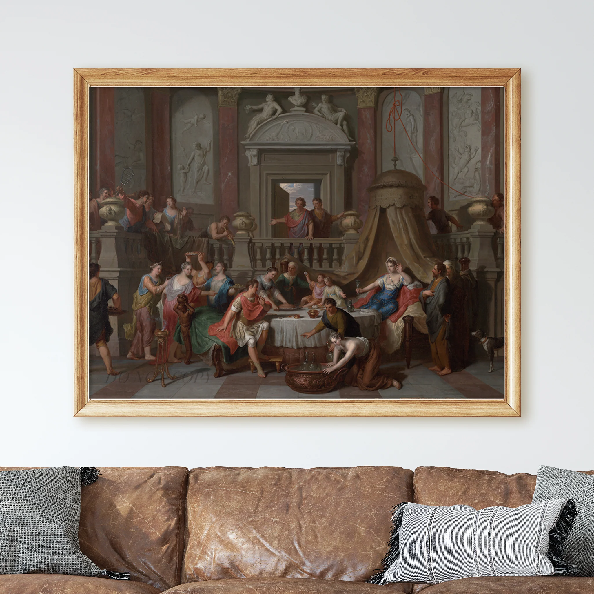 The Banquet of Cleopatra by Gerard Hoet - Image 2