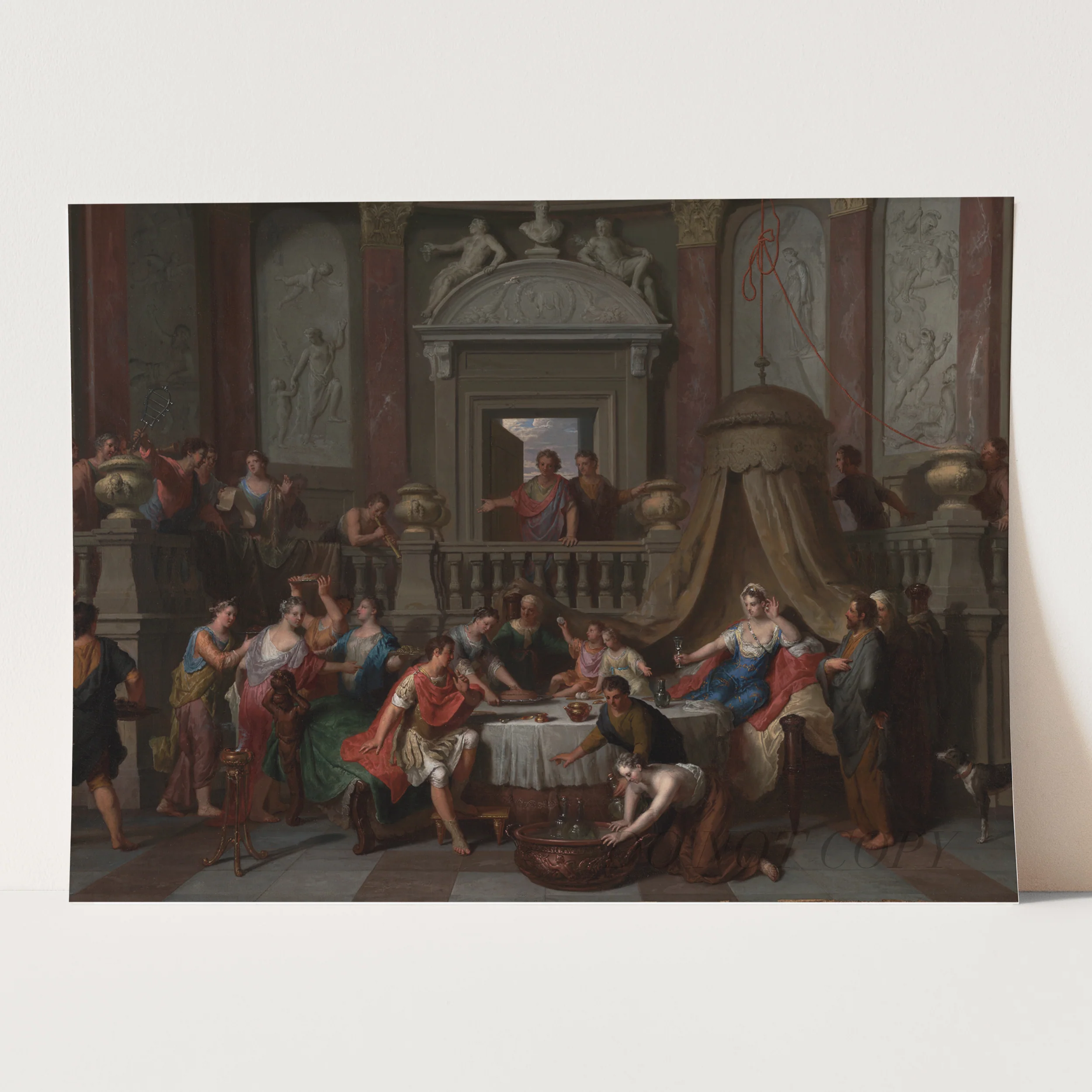 The Banquet of Cleopatra by Gerard Hoet - Image 3