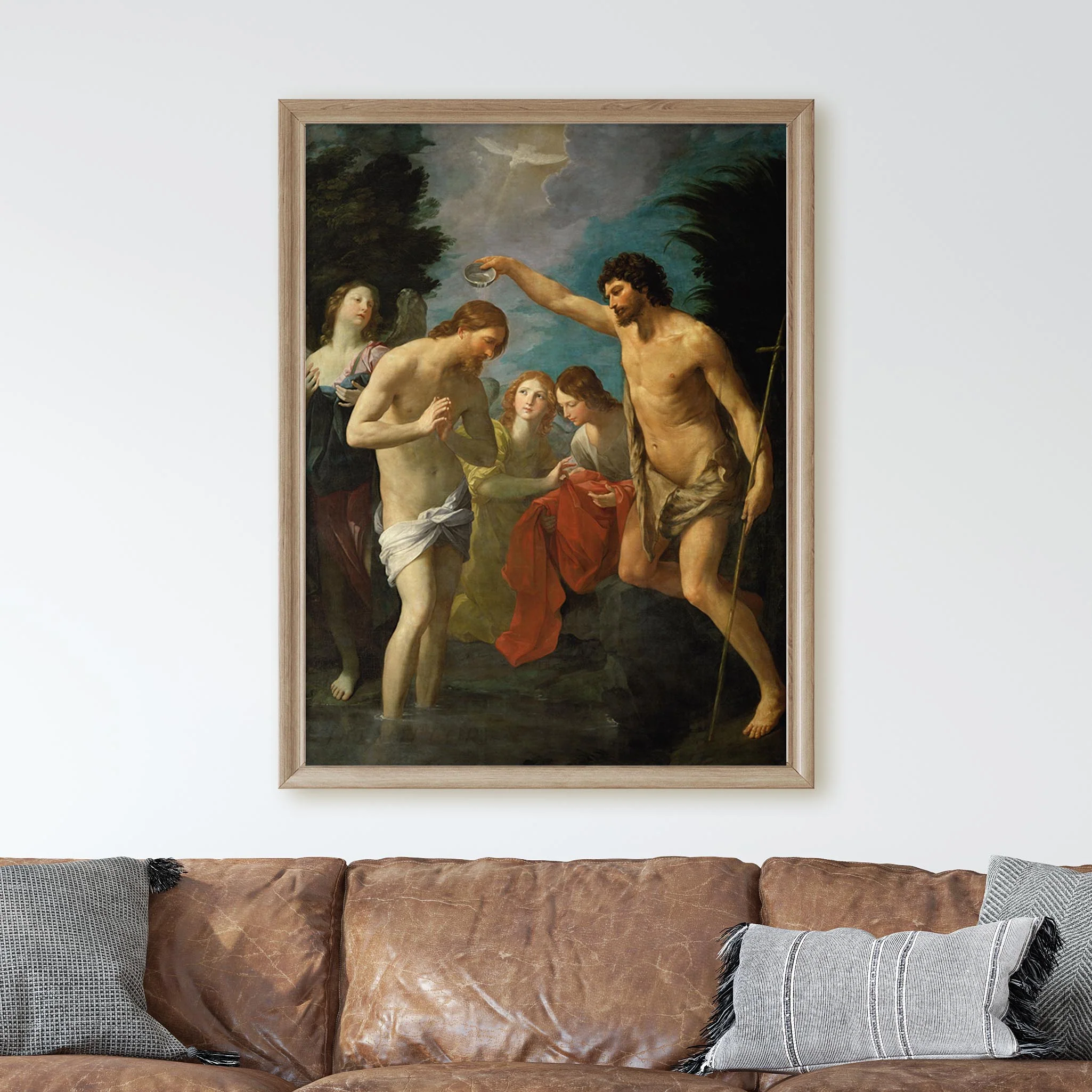 The Baptism of Christ by Guido Reni - Image 2