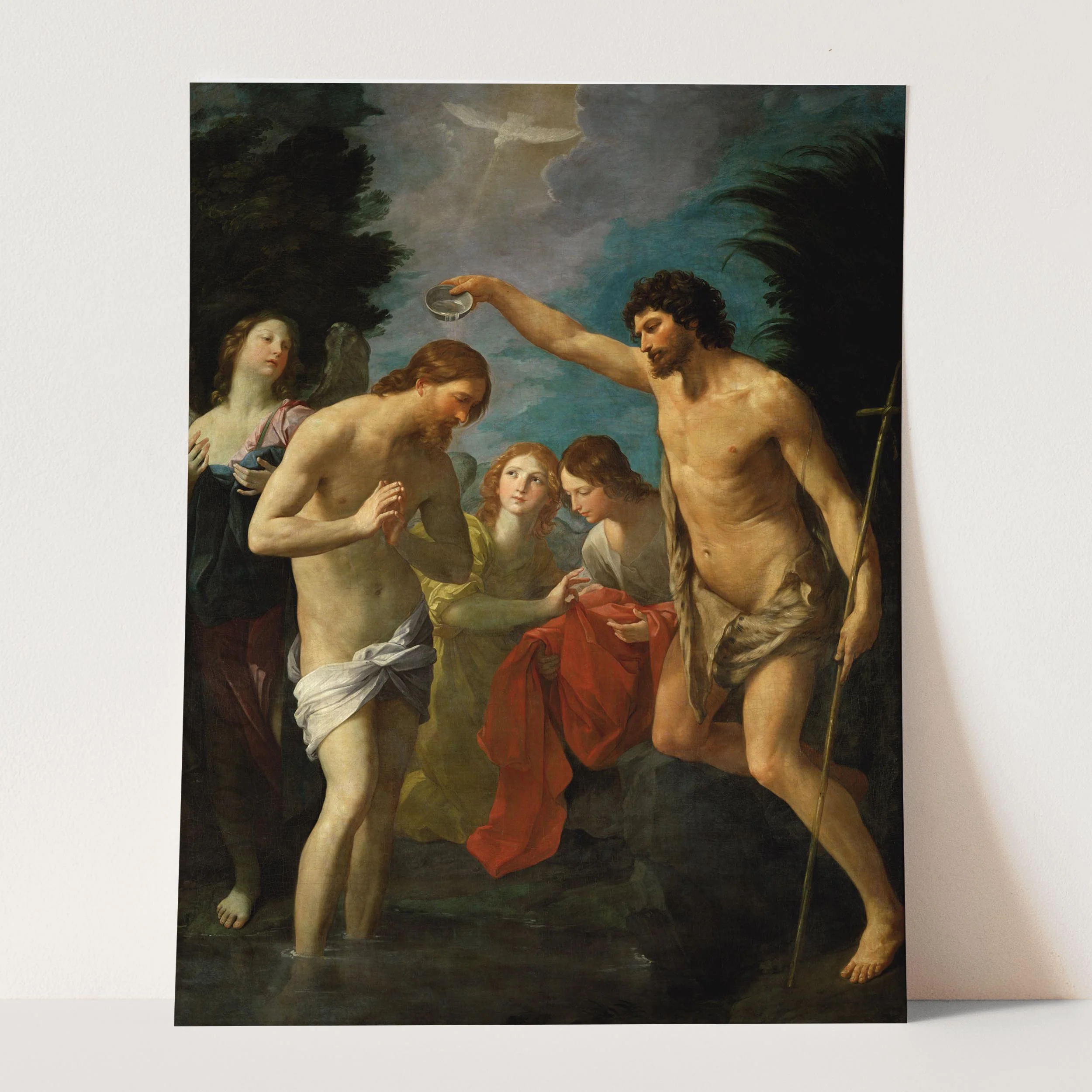 The Baptism of Christ by Guido Reni - Image 3