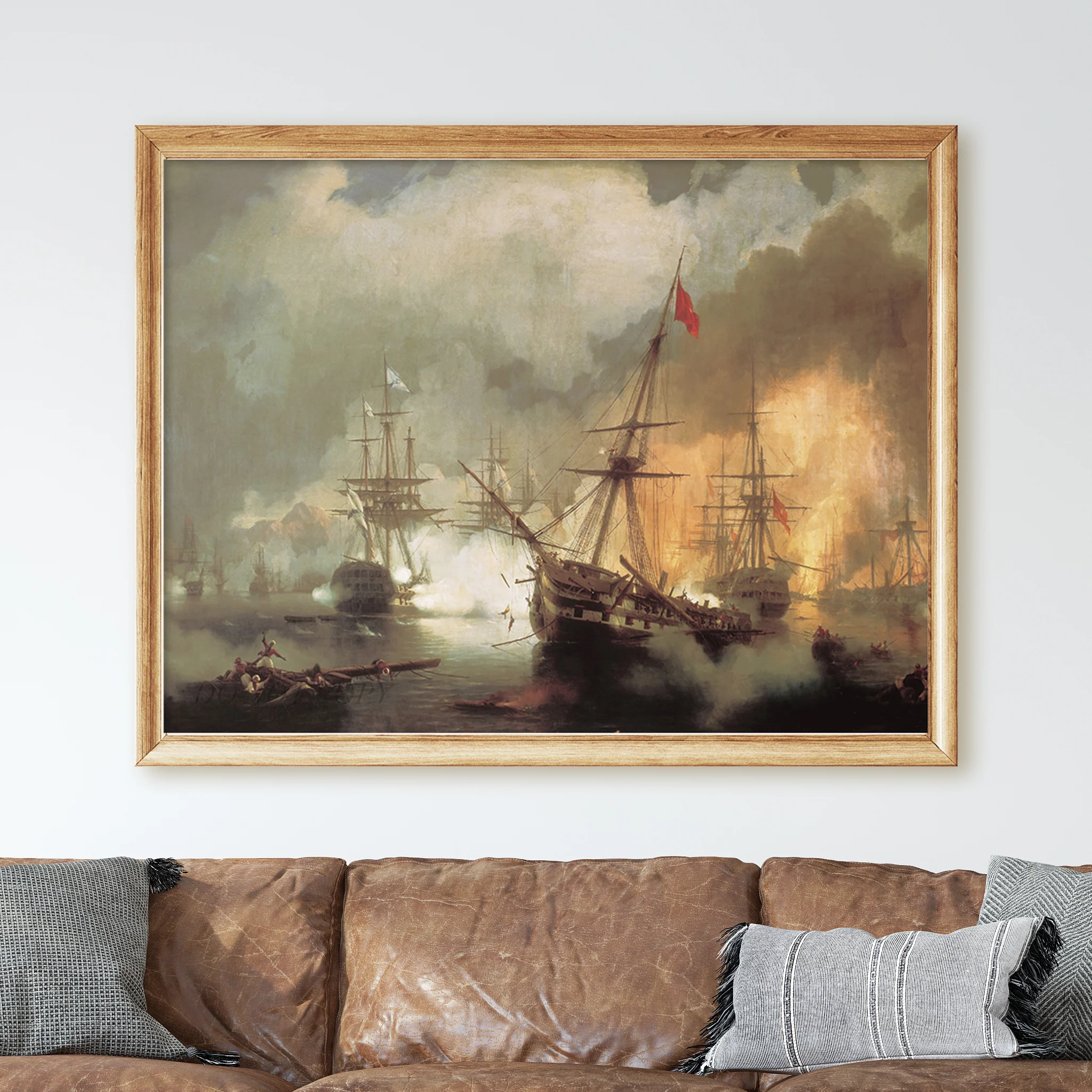 The Battle of Navarino by Ivan Aivazovsky - Image 2