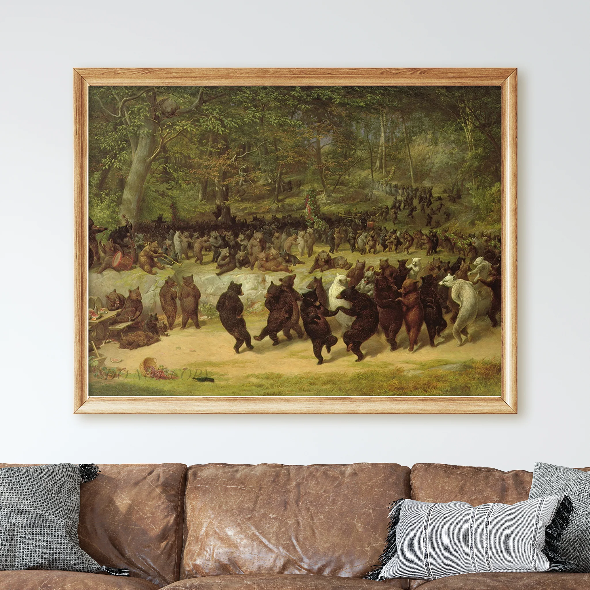 The Bear Dance by William Holbrook Beard - Image 2