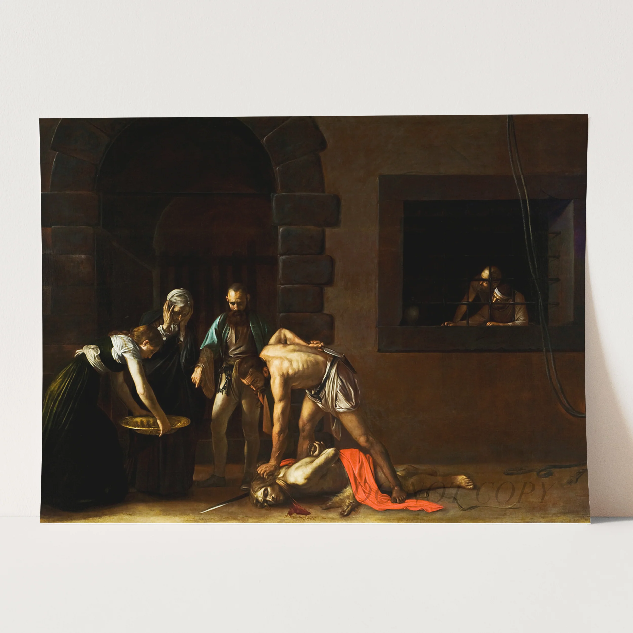 The Beheading of St John the Baptist by Caravaggio - Image 3