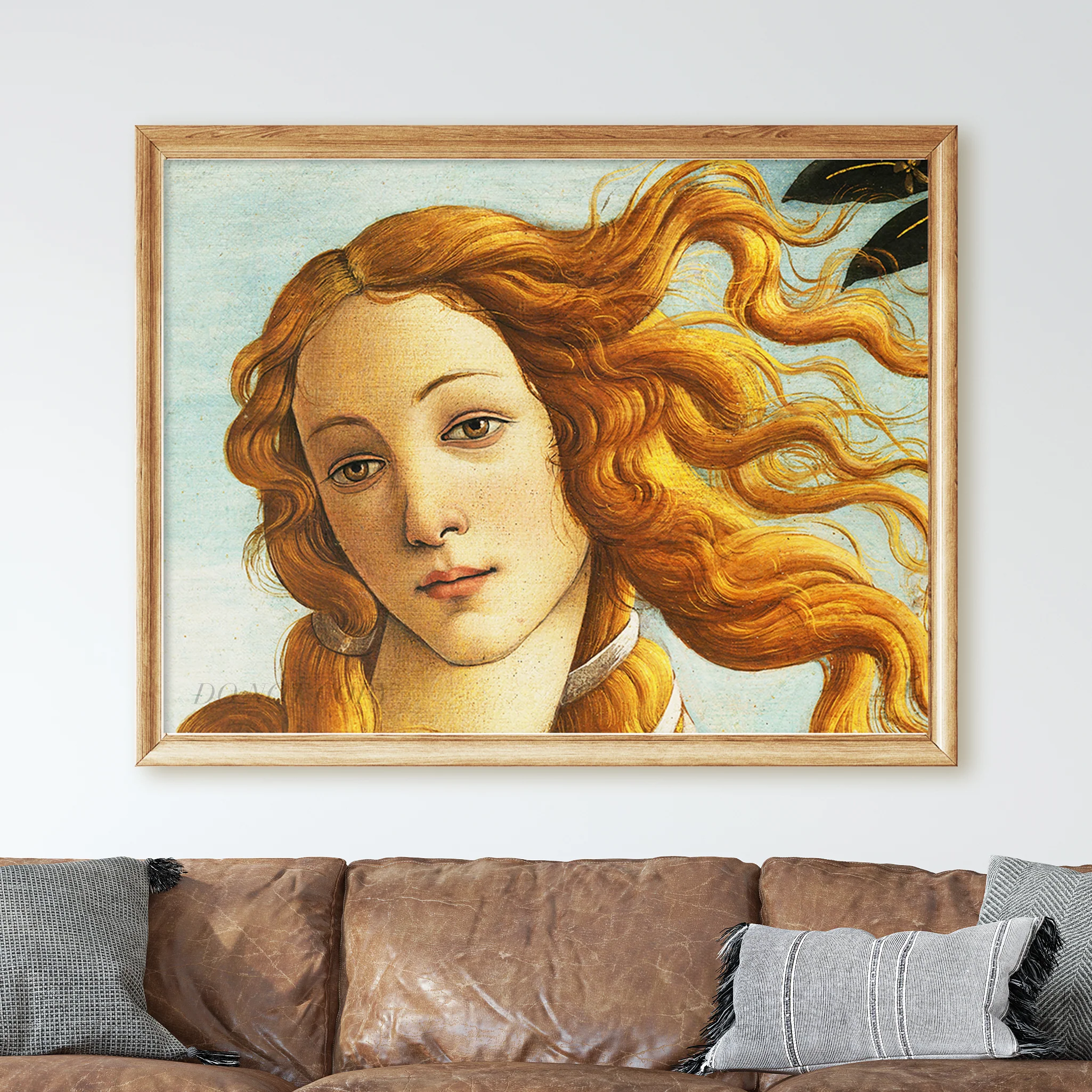 The Birth of Venus Detail of Head by Botticelli - Image 2