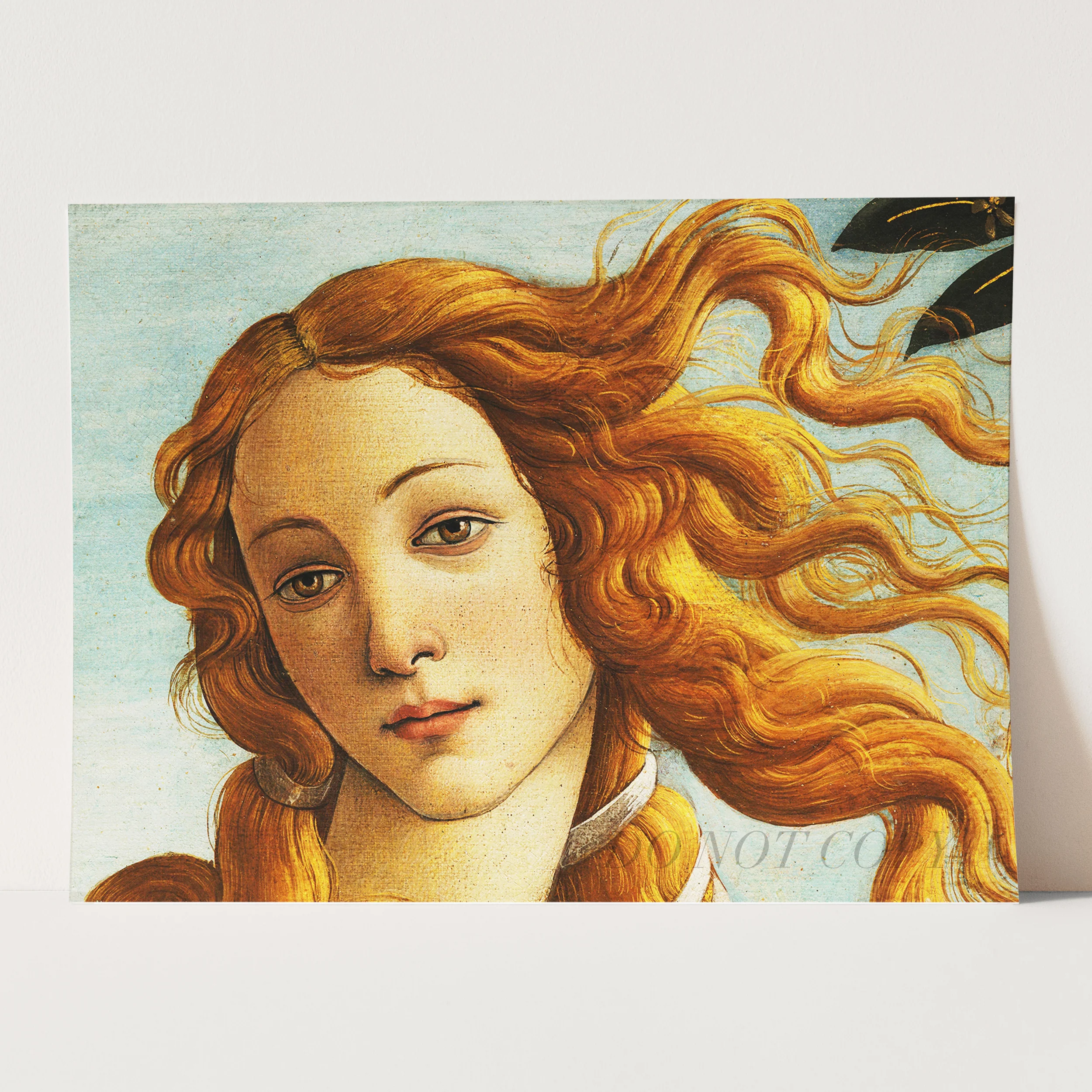 The Birth of Venus Detail of Head by Botticelli - Image 3