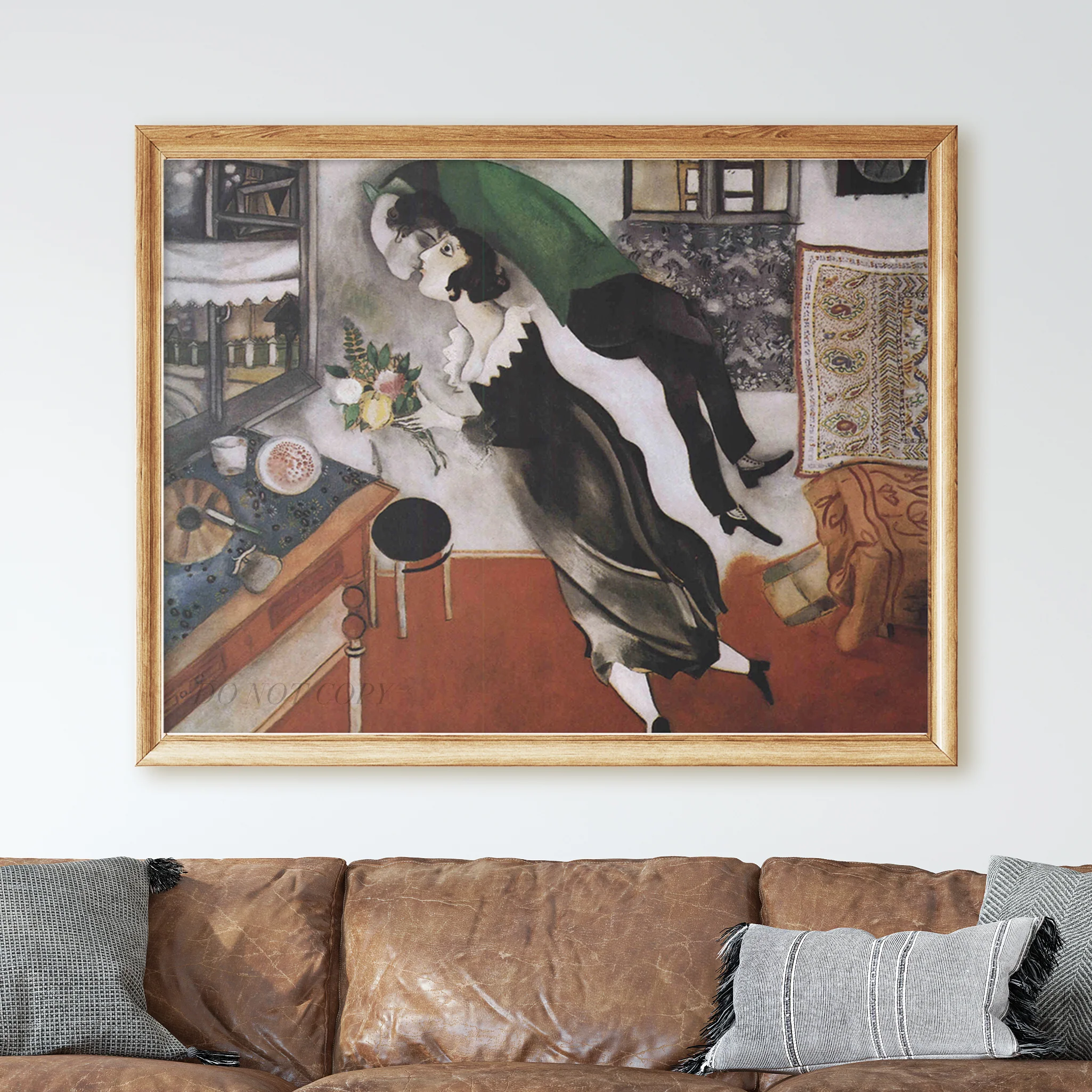 The Birthday Kiss Anniversary by Marc Chagall - Image 2