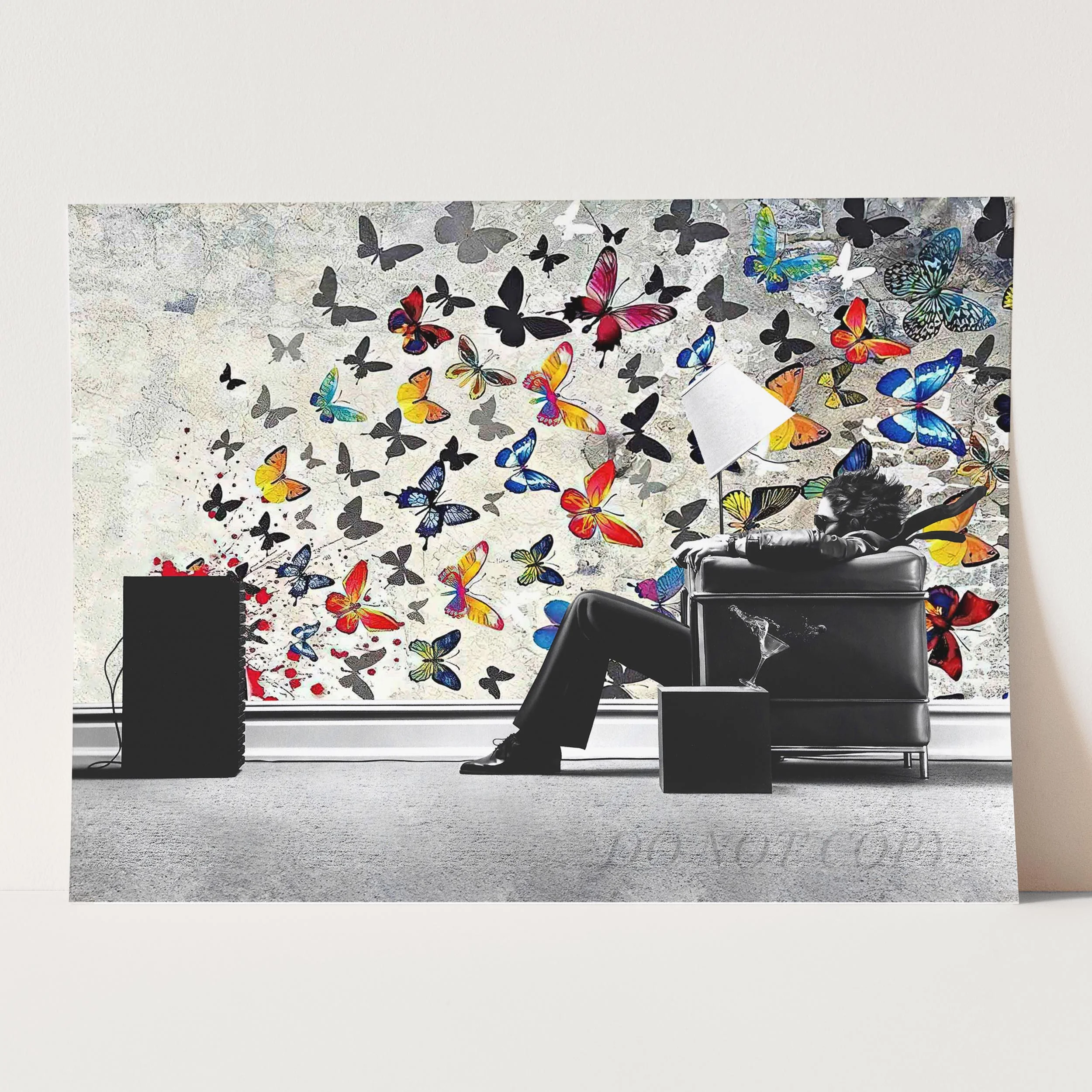 The Blown Away Guy Banksy Butterfly - Image 3