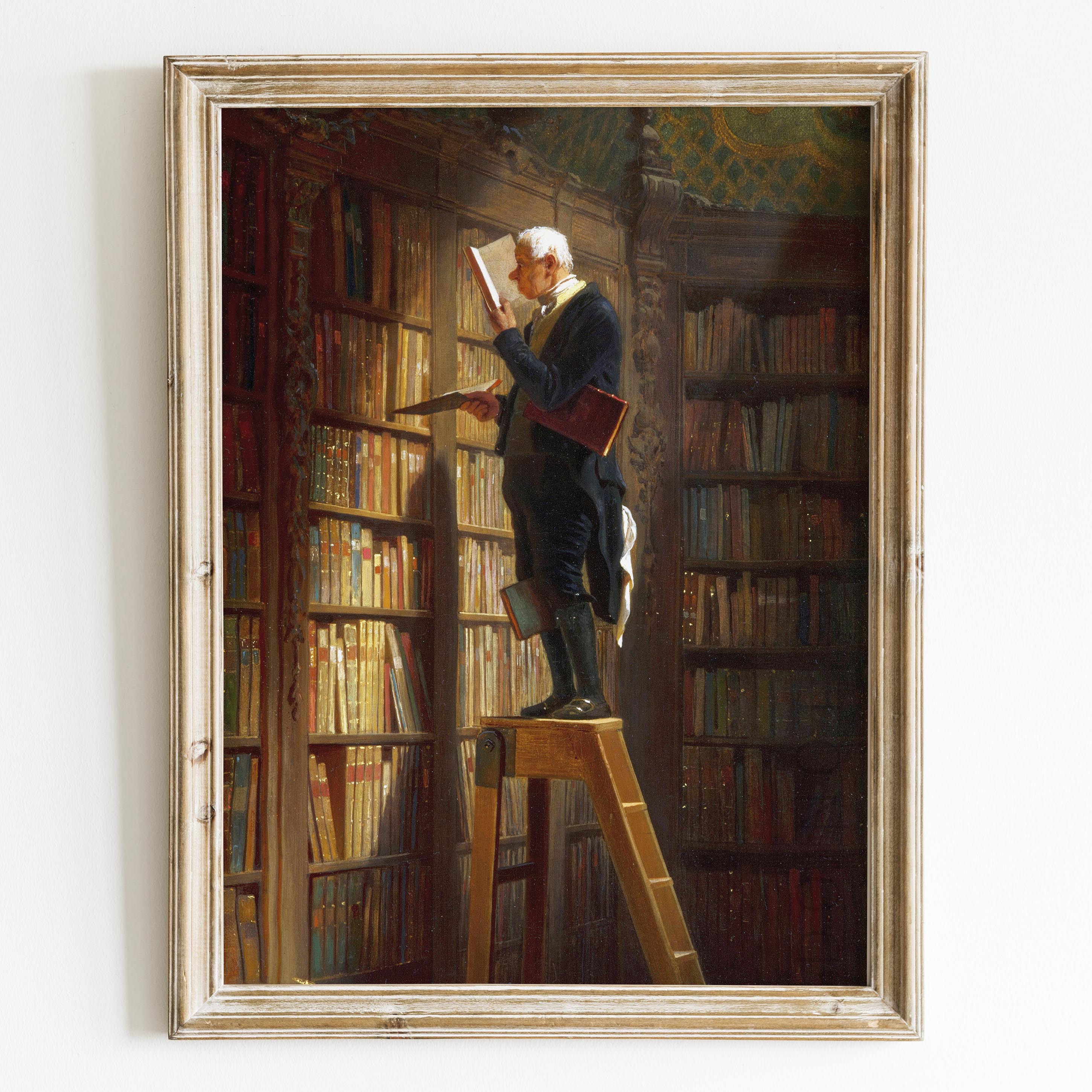 The Bookworm by Carl Spitzweg