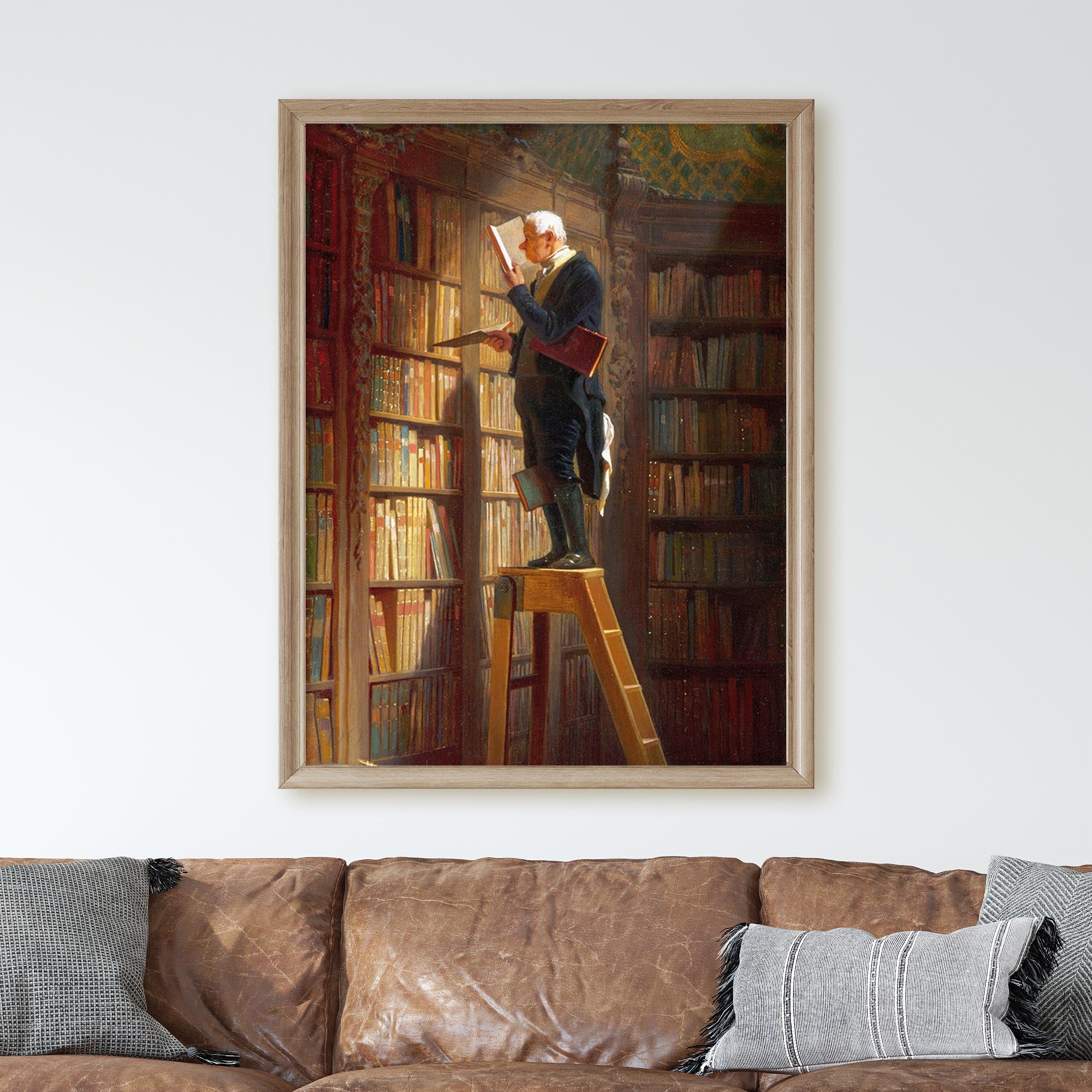 The Bookworm by Carl Spitzweg - Image 2