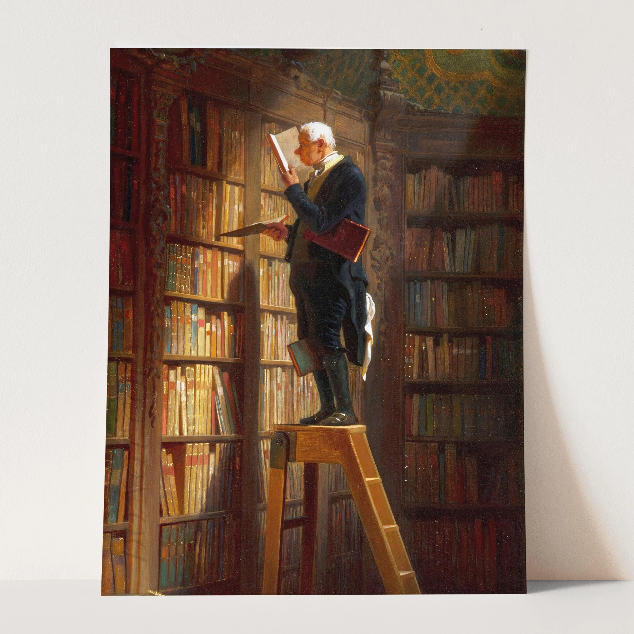 The Bookworm by Carl Spitzweg - Image 3