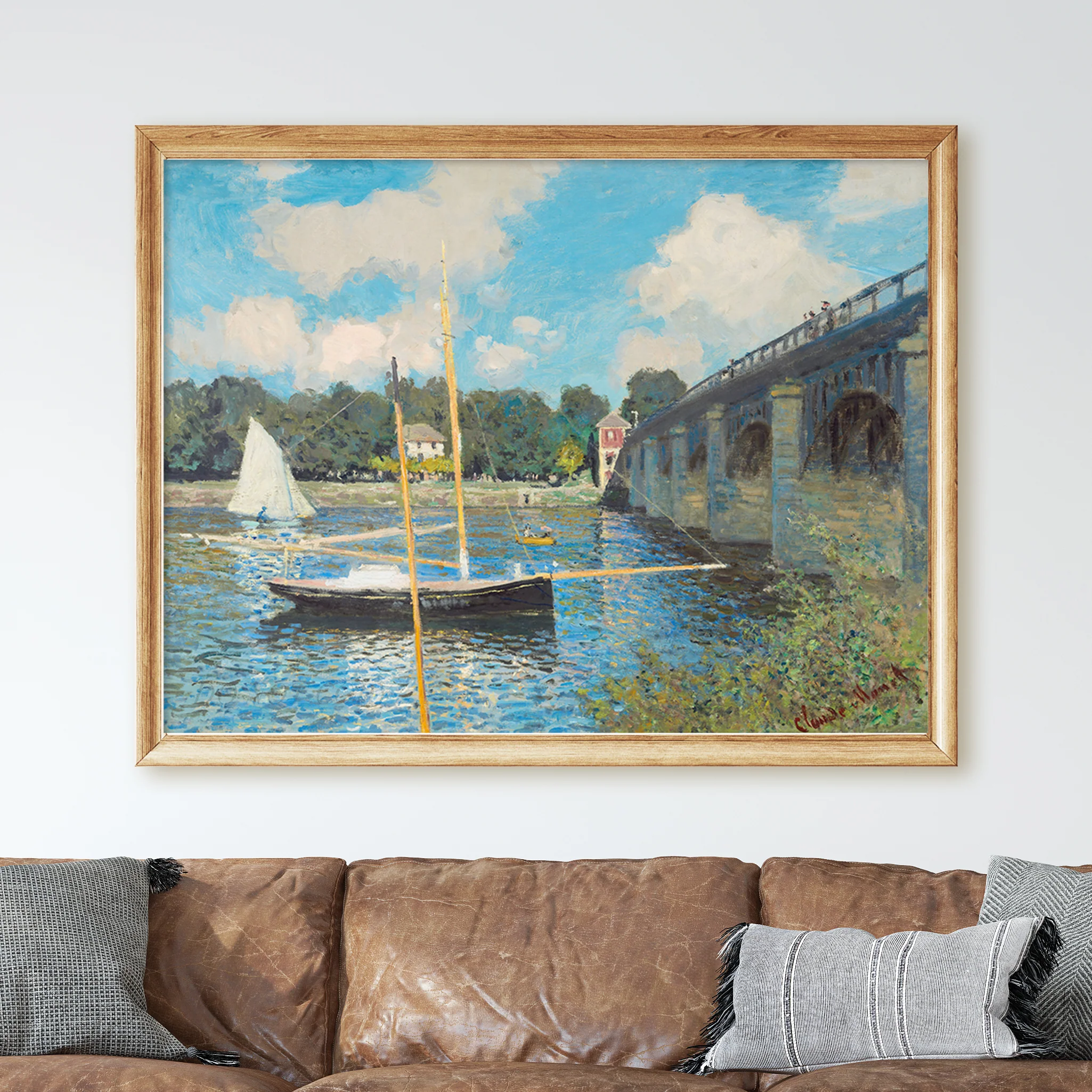 The Bridge at Argenteuil (1874) by Claude Monet - Image 2