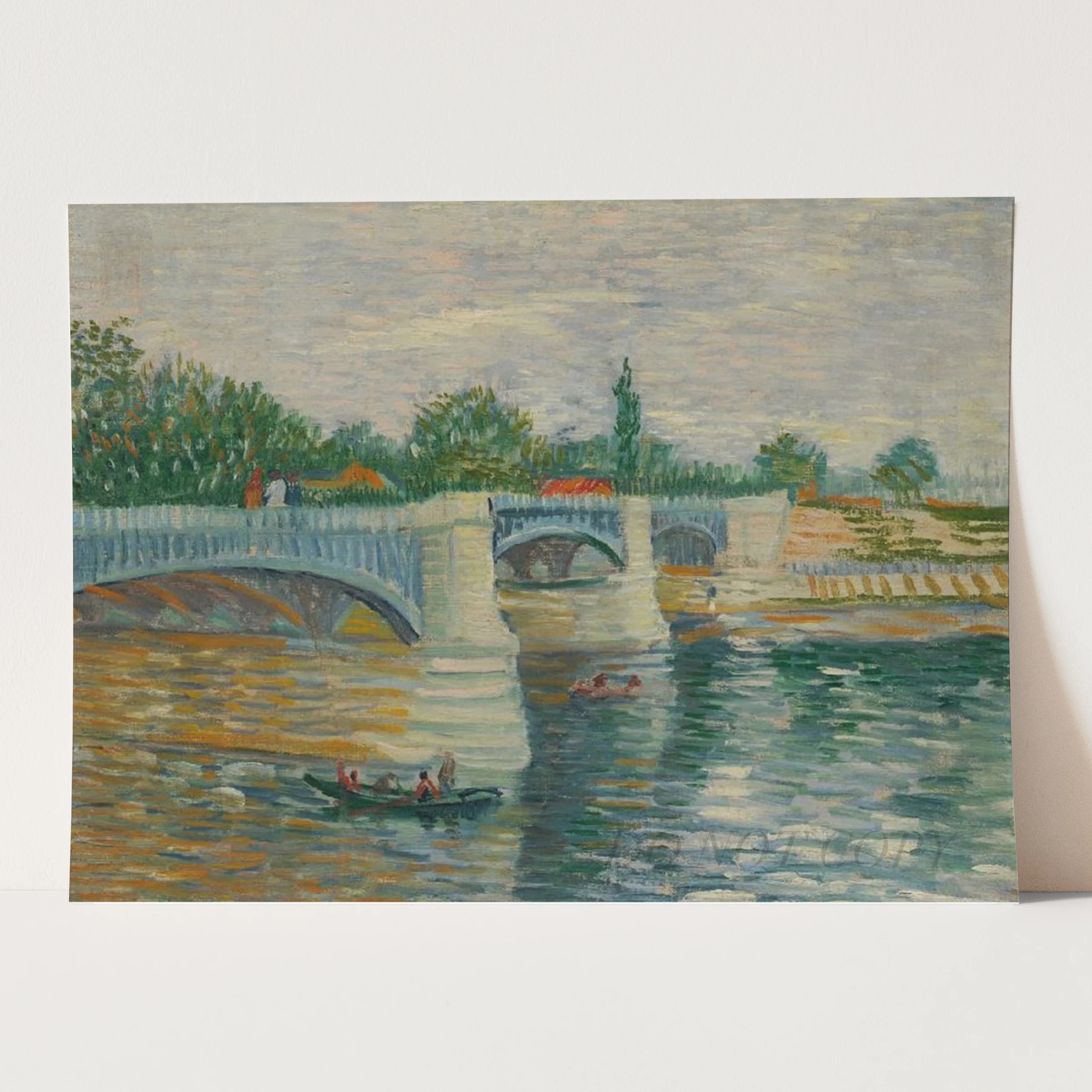 The Bridge at Courbevoie (1887) by Van Gogh - Image 3