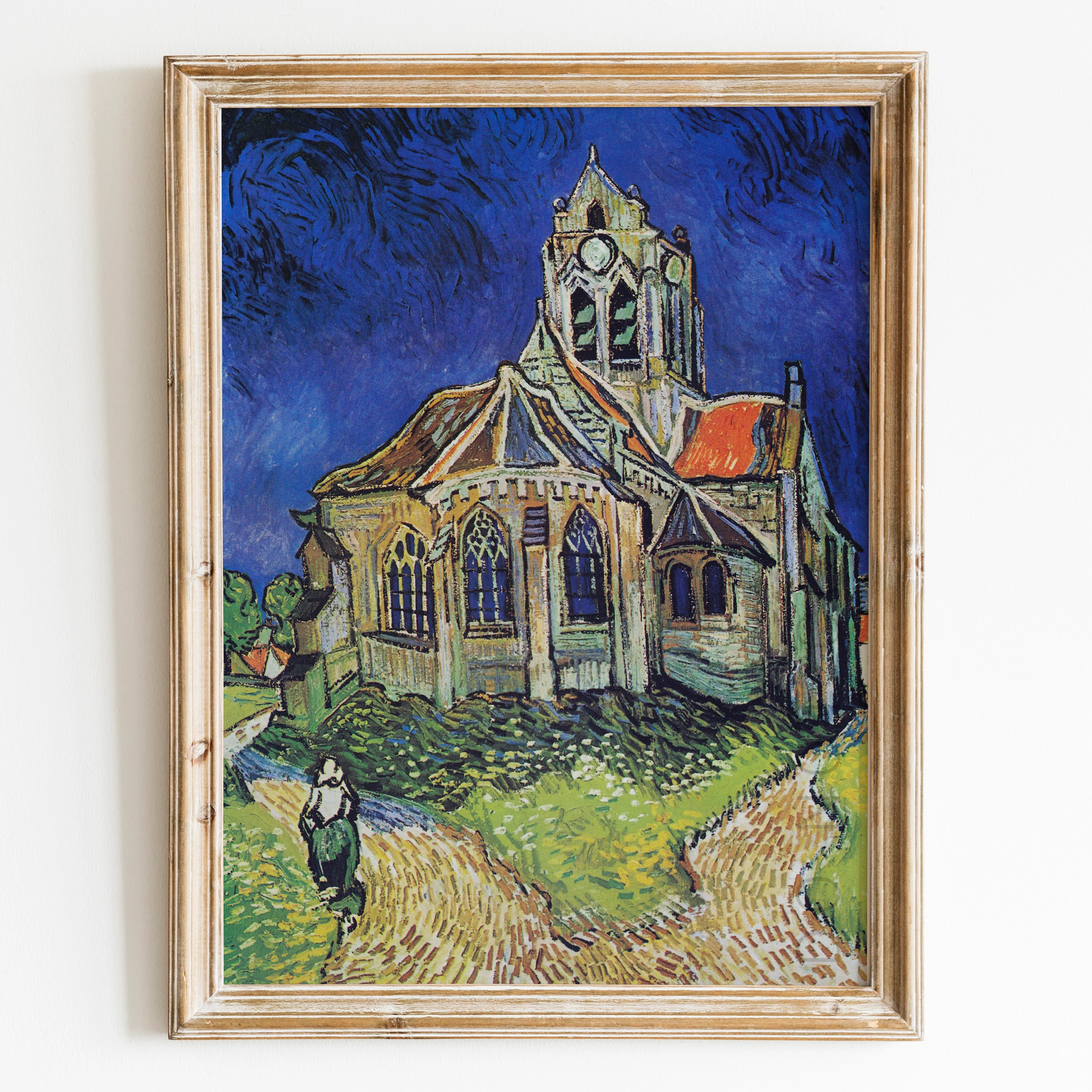 The Church at Auvers (1890) by Van Gogh