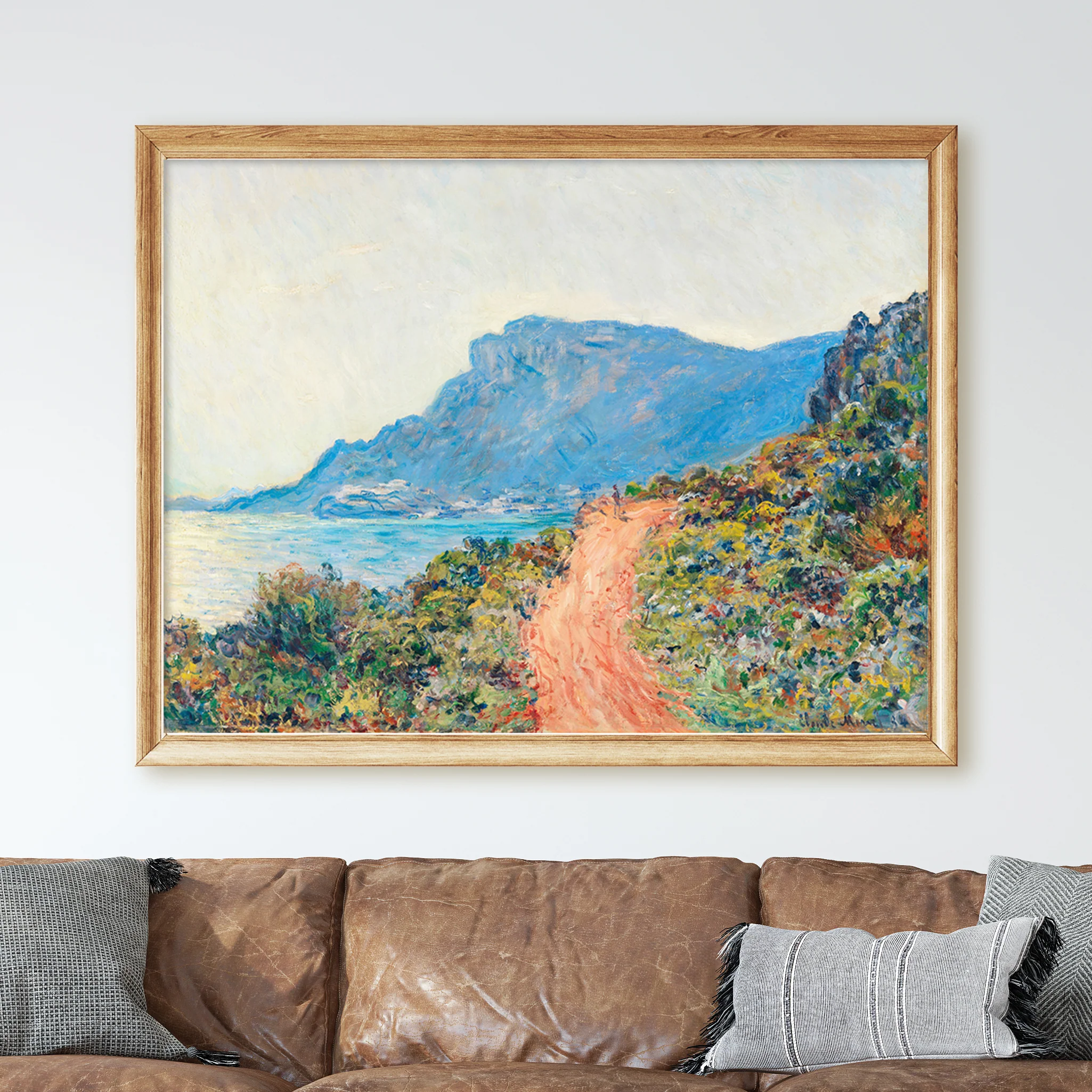 The Corniche near Monaco (1884) by Claude Monet - Image 2