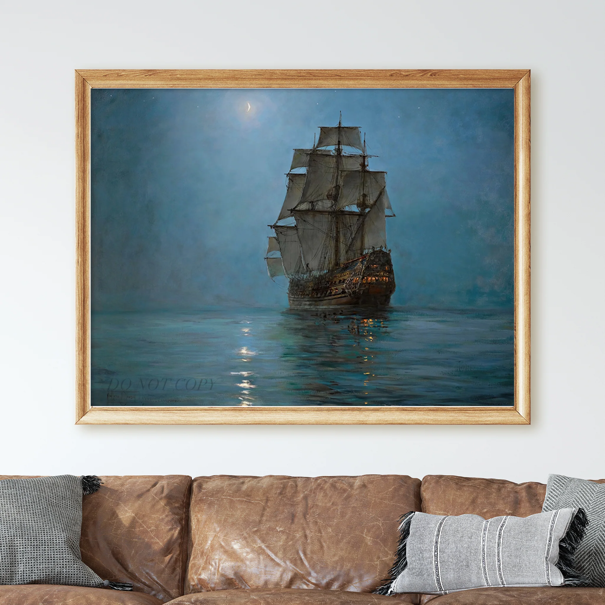 The Crescent Moon by Montague Dawson - Image 2