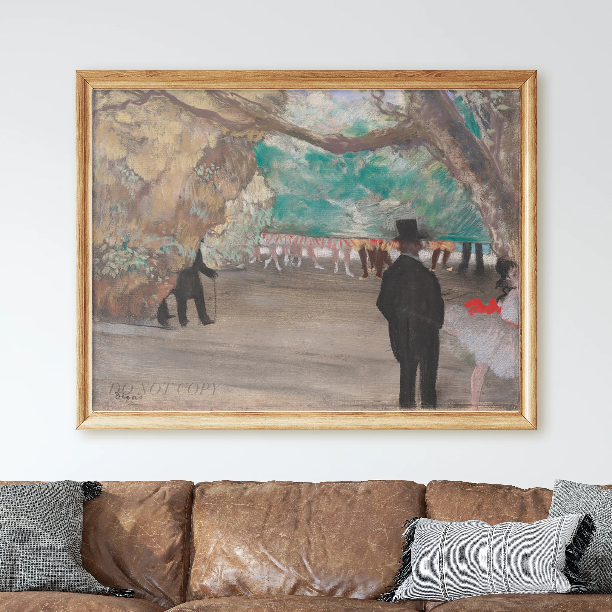 The Curtain (1880 ) by Edgar Degas - Image 2