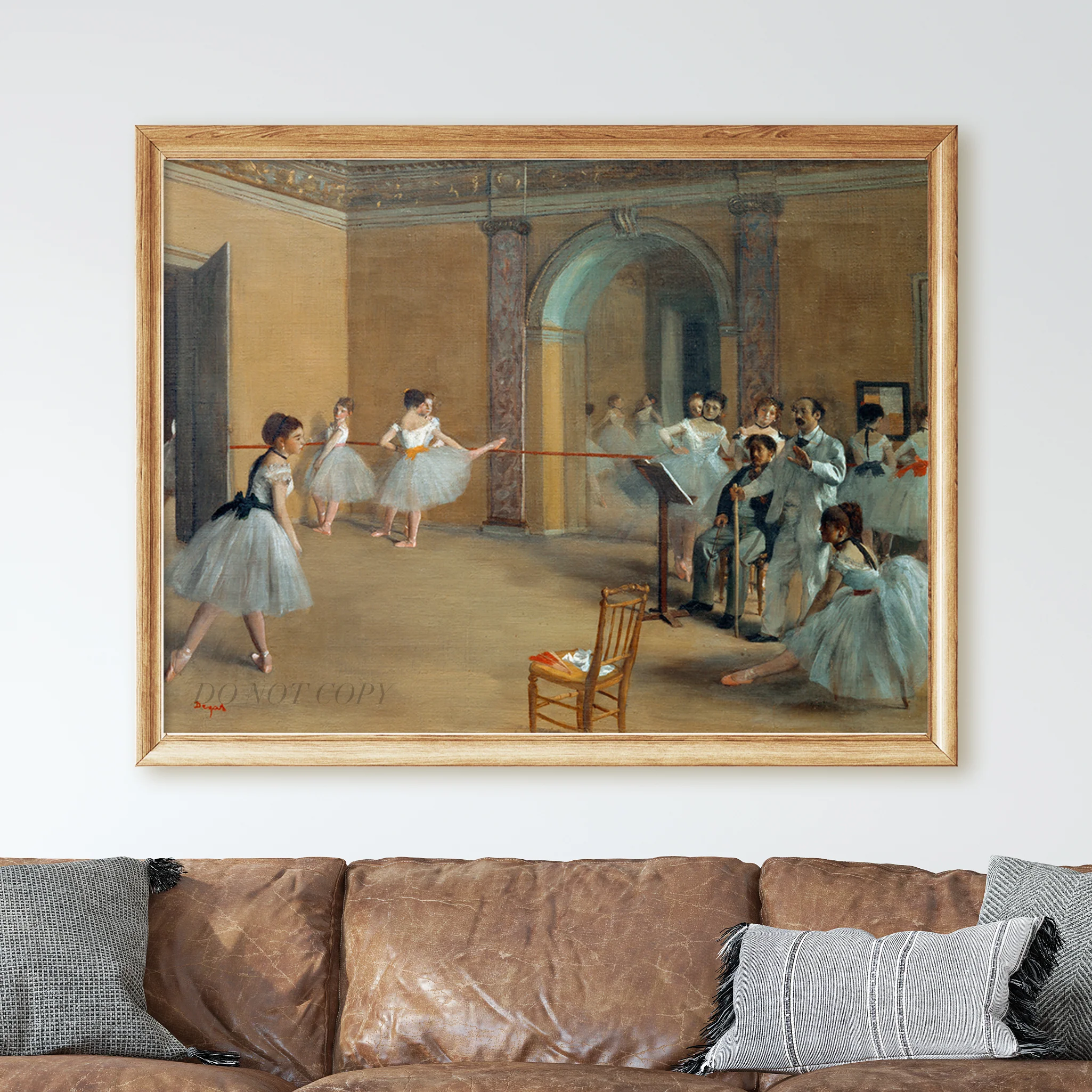 The Dance Foyer at the Opera on the rue Le Peletier (1872) by Edgar Degas - Image 2