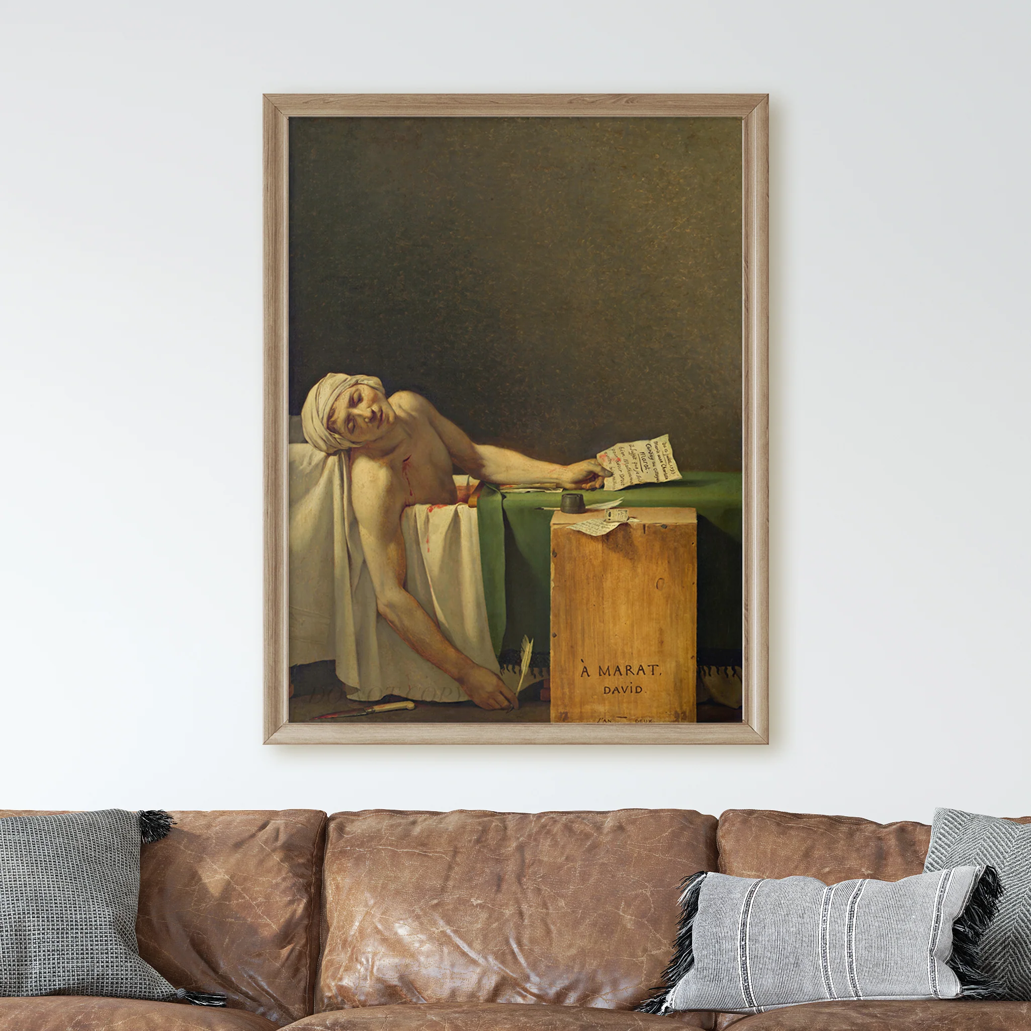 The Death of Marat by Jacques-Louis David - Image 2