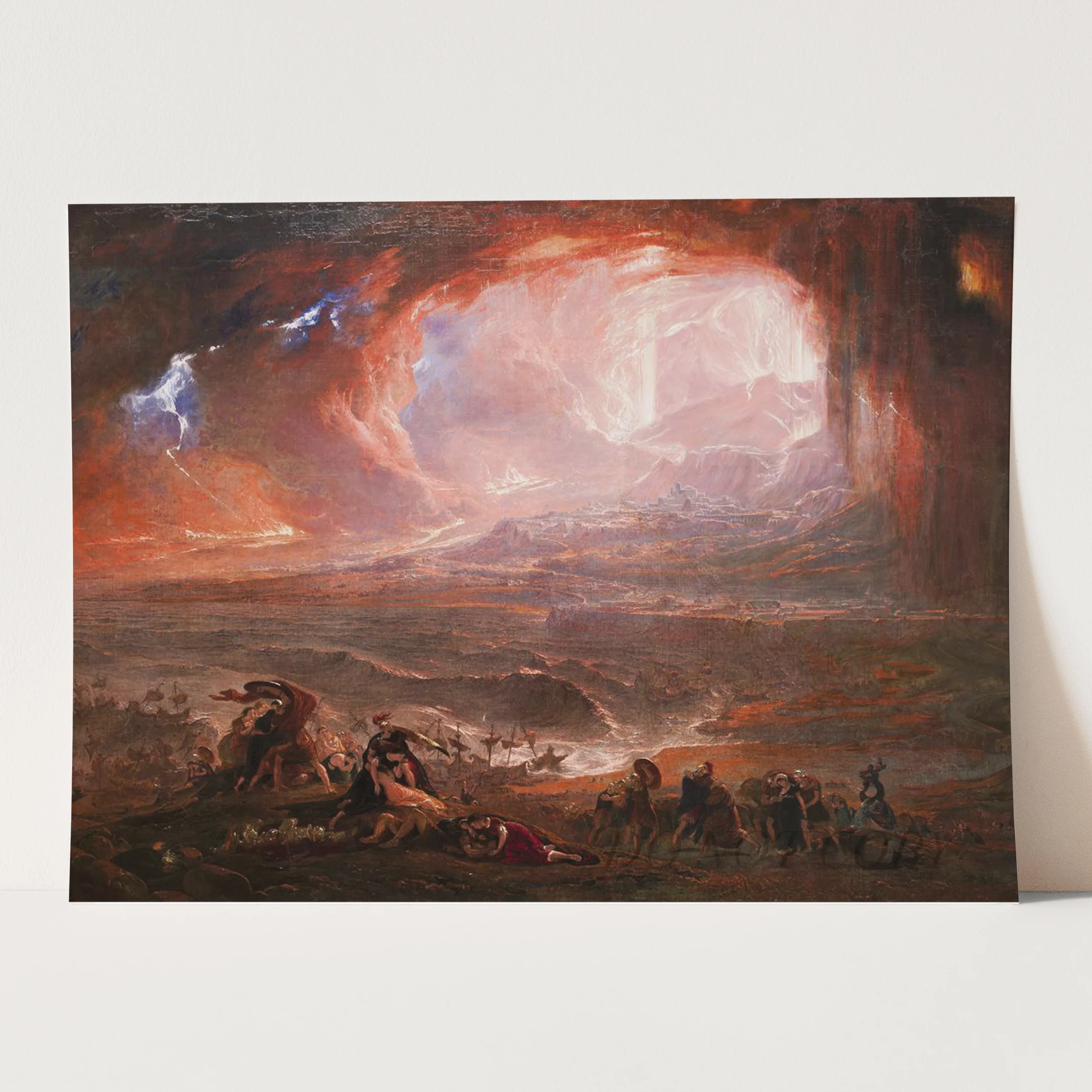 The Destruction of Pompeii and Herculaneum (1822) by John Martin - Image 3