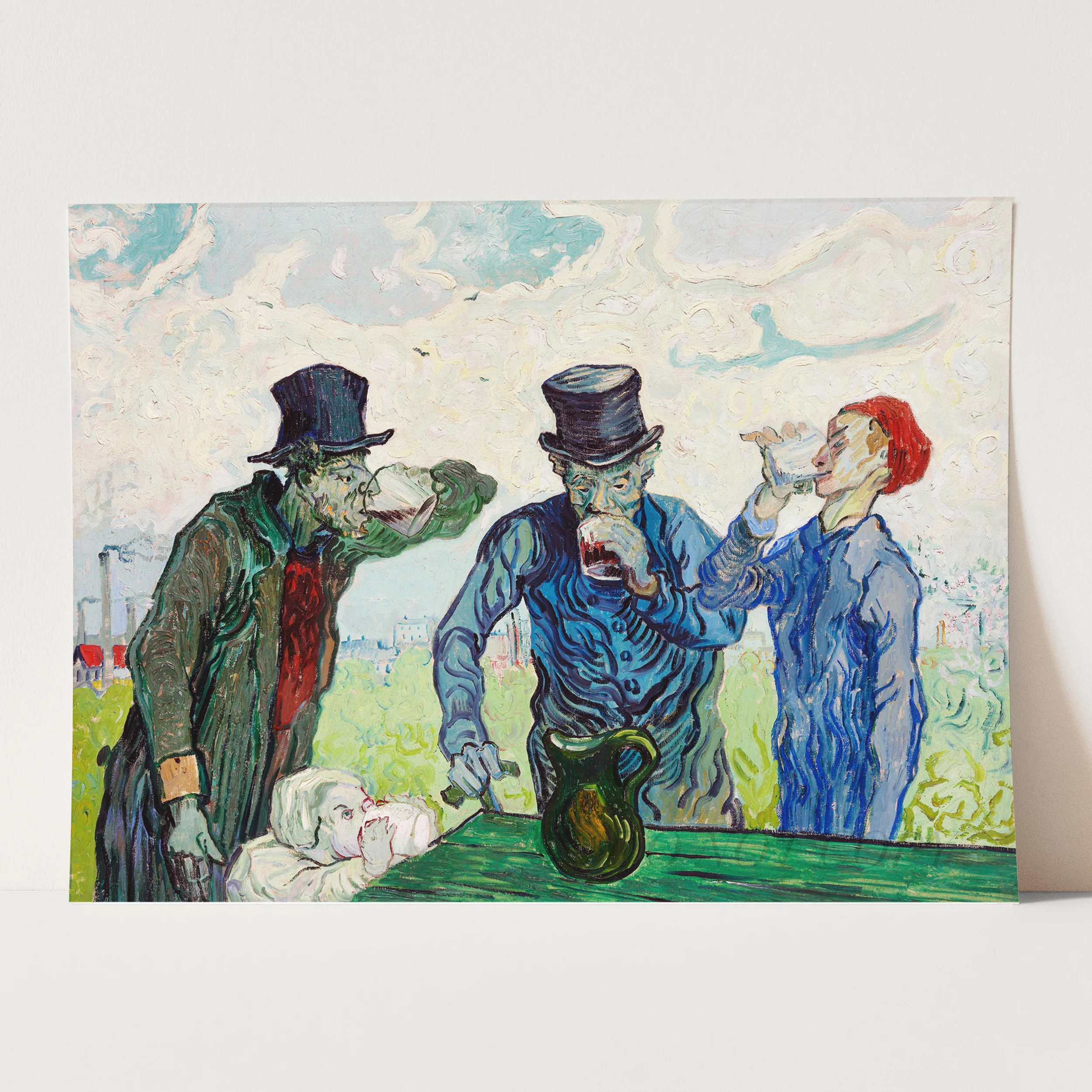 The Drinkers (1890) by Van Gogh - Image 3