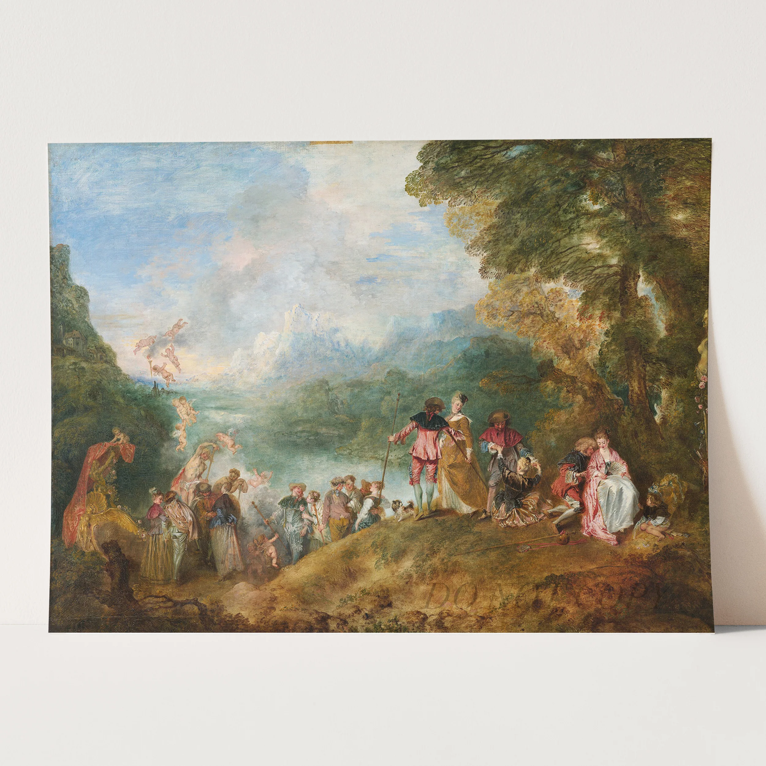 The Embarkation for Cythera (1717) by Jean-Antoine Watteau - Image 3