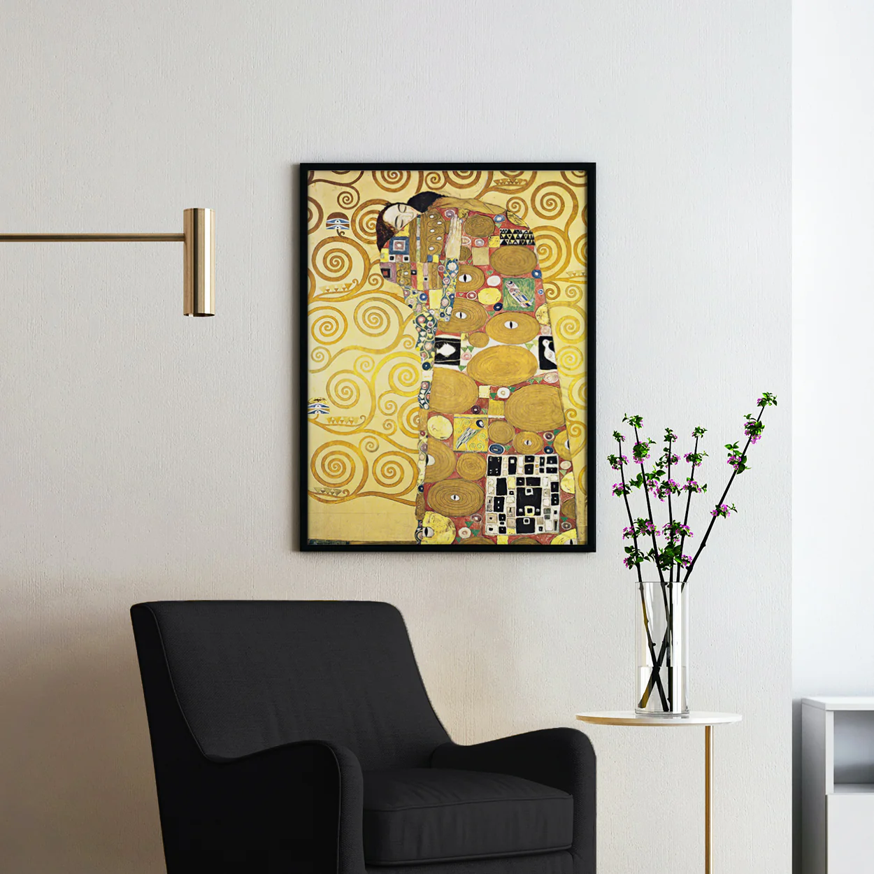 The Embrace by Gustav Klimt - Image 2