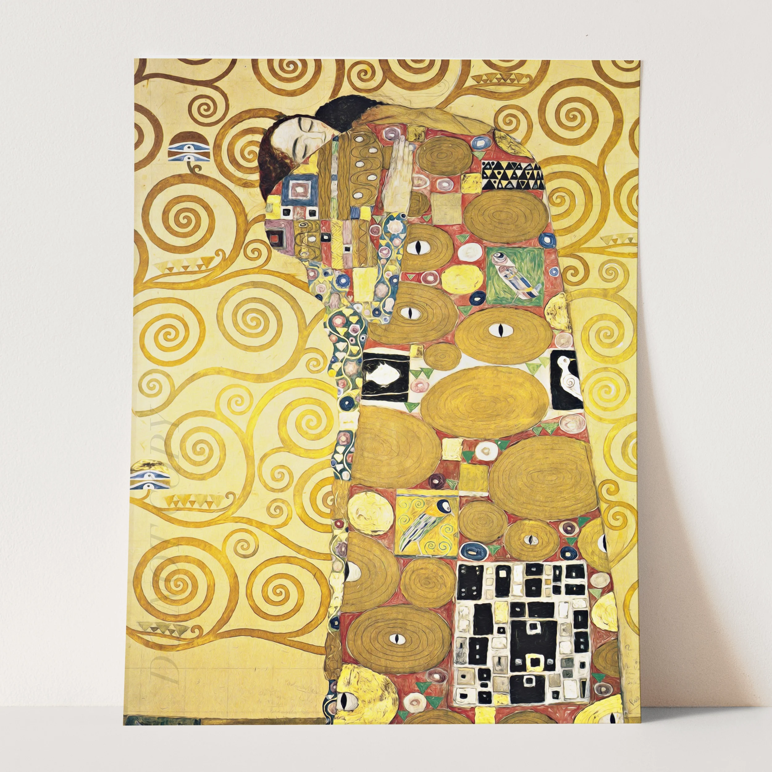 The Embrace by Gustav Klimt - Image 3