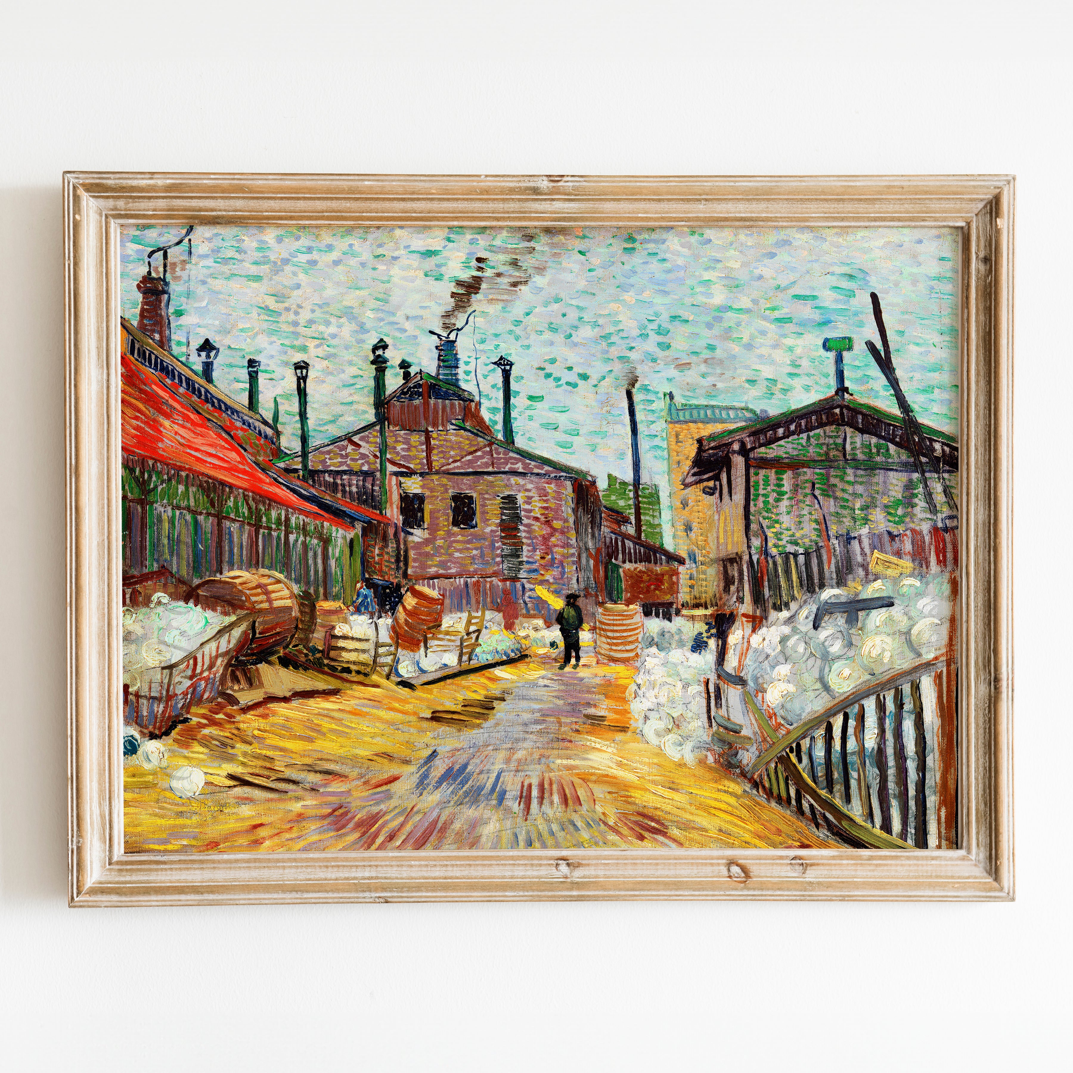 The Factory (1887) by Van Gogh