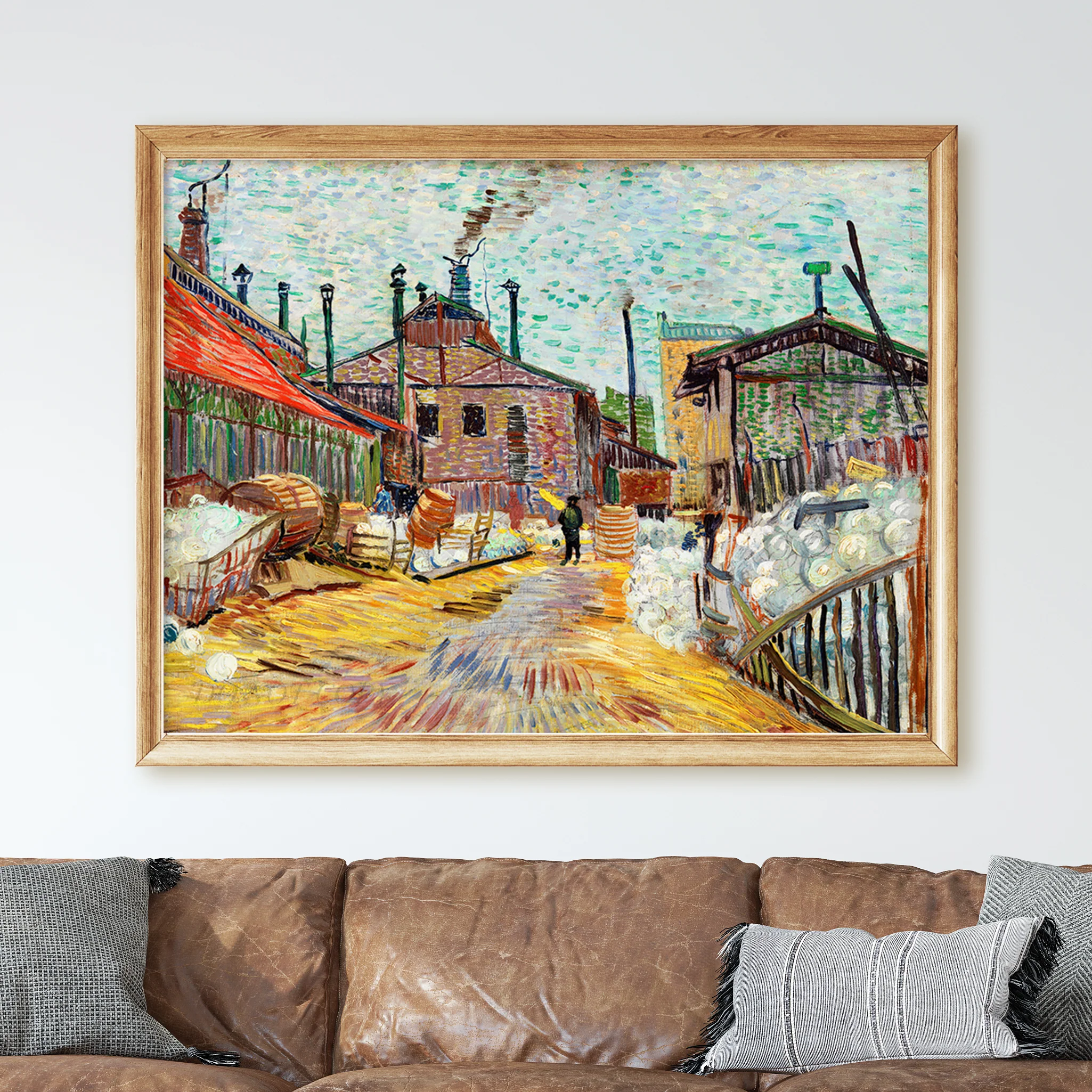 The Factory (1887) by Van Gogh - Image 2