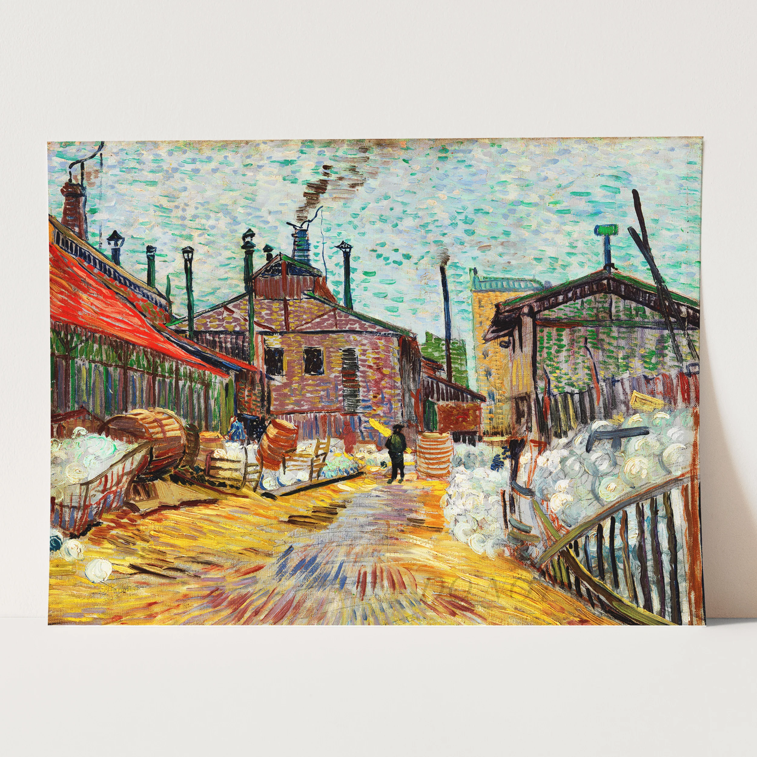 The Factory (1887) by Van Gogh - Image 3