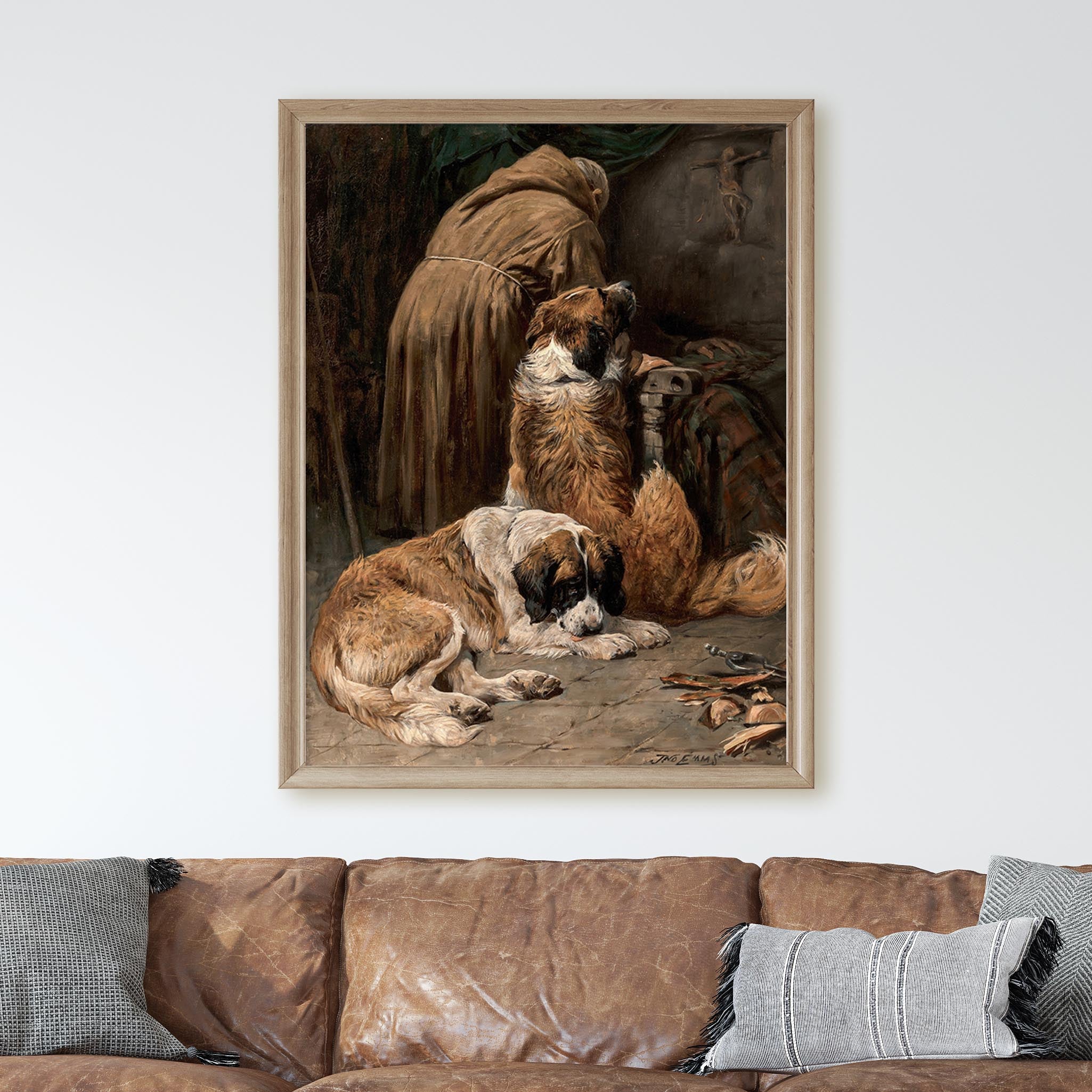 The Faith of St. Bernard by John Emms - Image 2